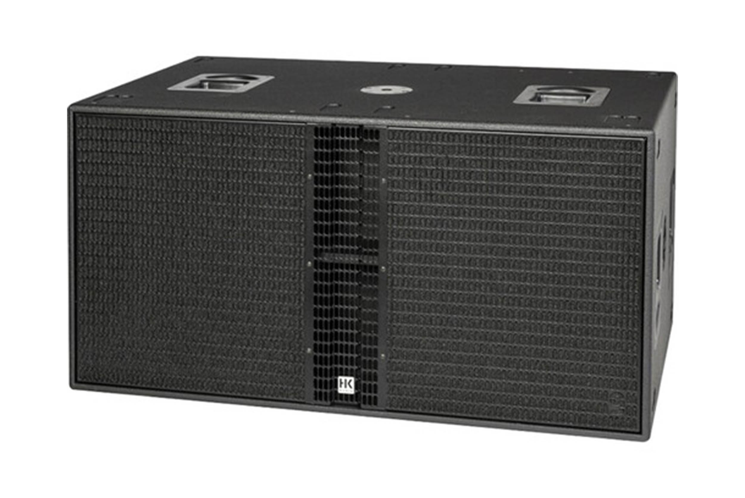 HK Audio L9-118SUBBA, Powered 1100W 18" Dual Vented Bandpass Subwoofer - Black by HK Audio
