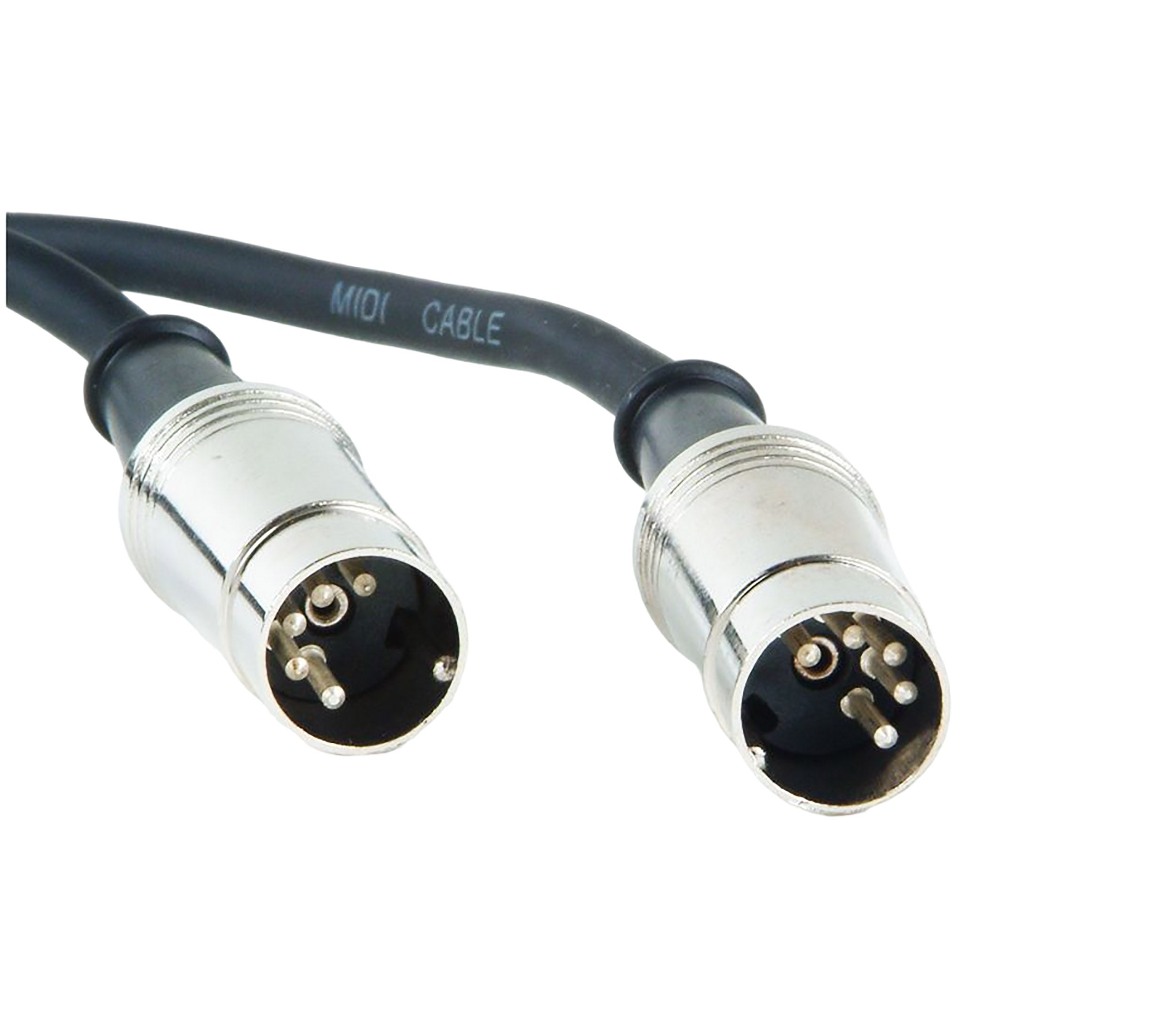 Accu-Cable MIDI-15, 5-Pin MIDI Cable for Instrument and Audio Connections - 15 Ft by Accu Cable