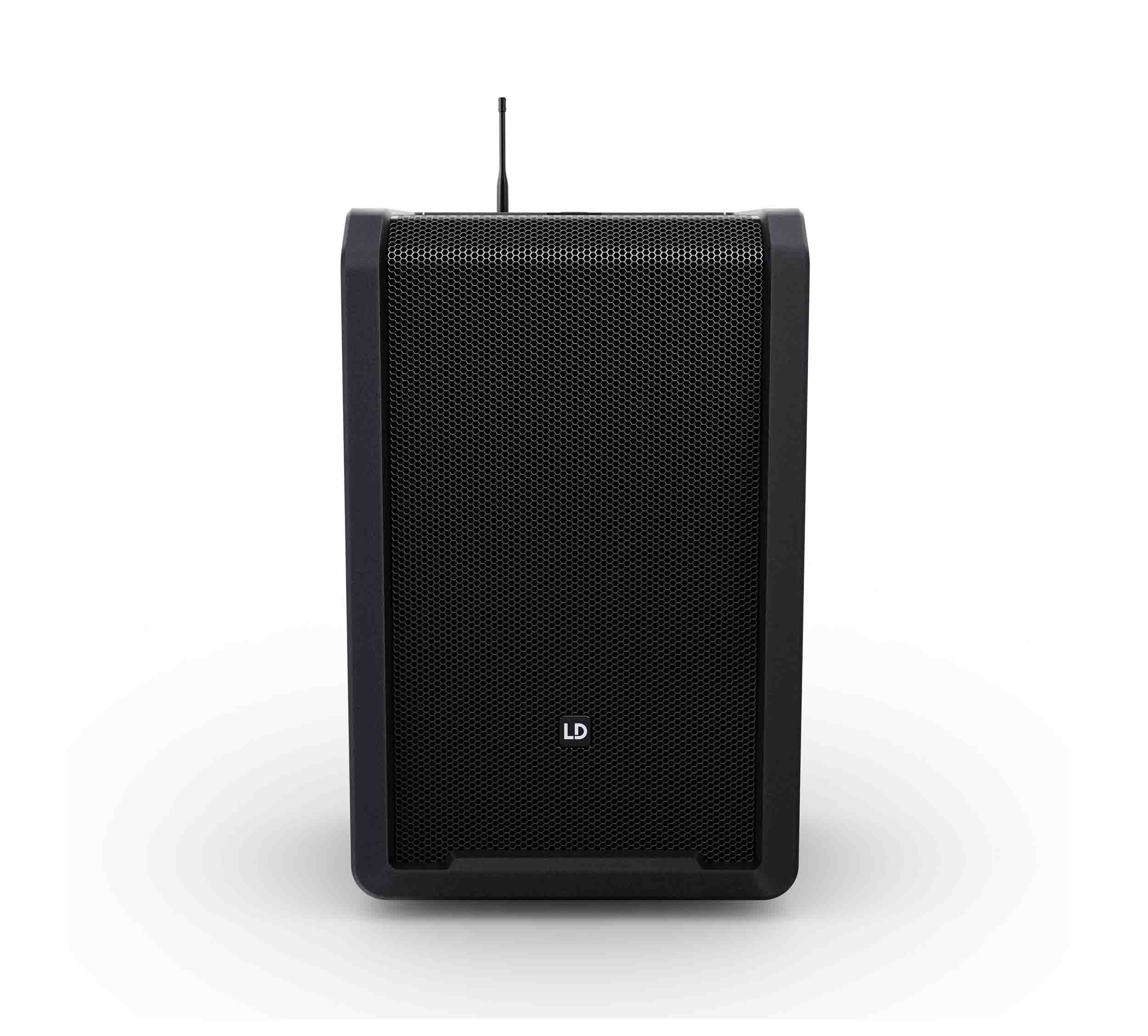 LD Systems ANNY 10 HHD B4.7, 10" Portable Battery-Powered Bluetooth PA System with Mixer And 1x Wireless Handheld Microphone by LD Systems