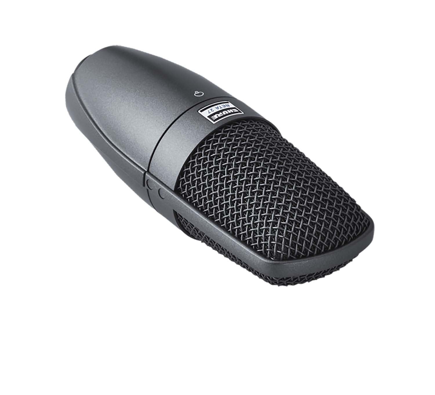 Shure BETA 27, Supercardioid Condenser Microphone for Instrument and Vocal Applications by Shure