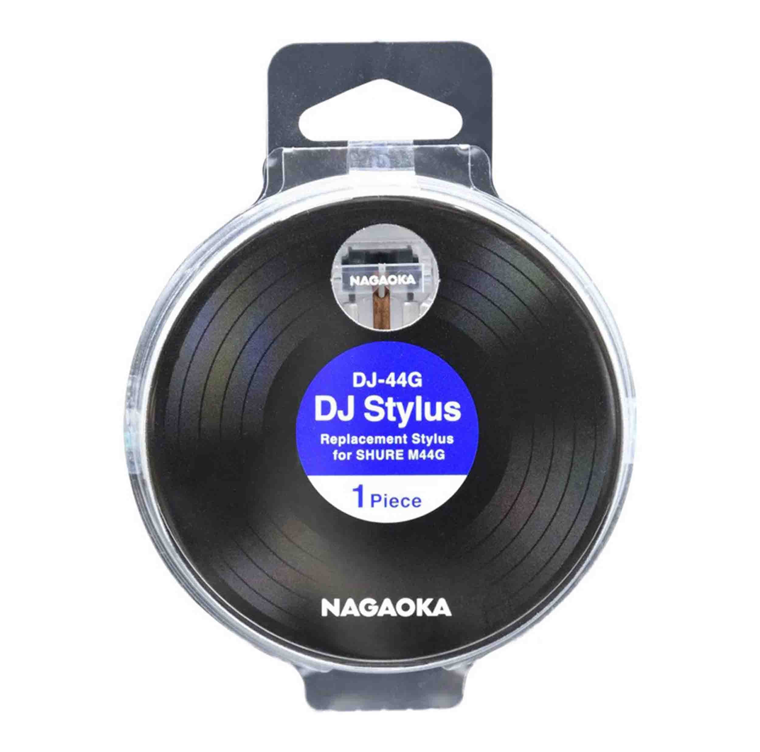 Nagaoka DJ-44G Replacement Stylus for Shure M44G/M44-7 Cartridge by Nagaoka