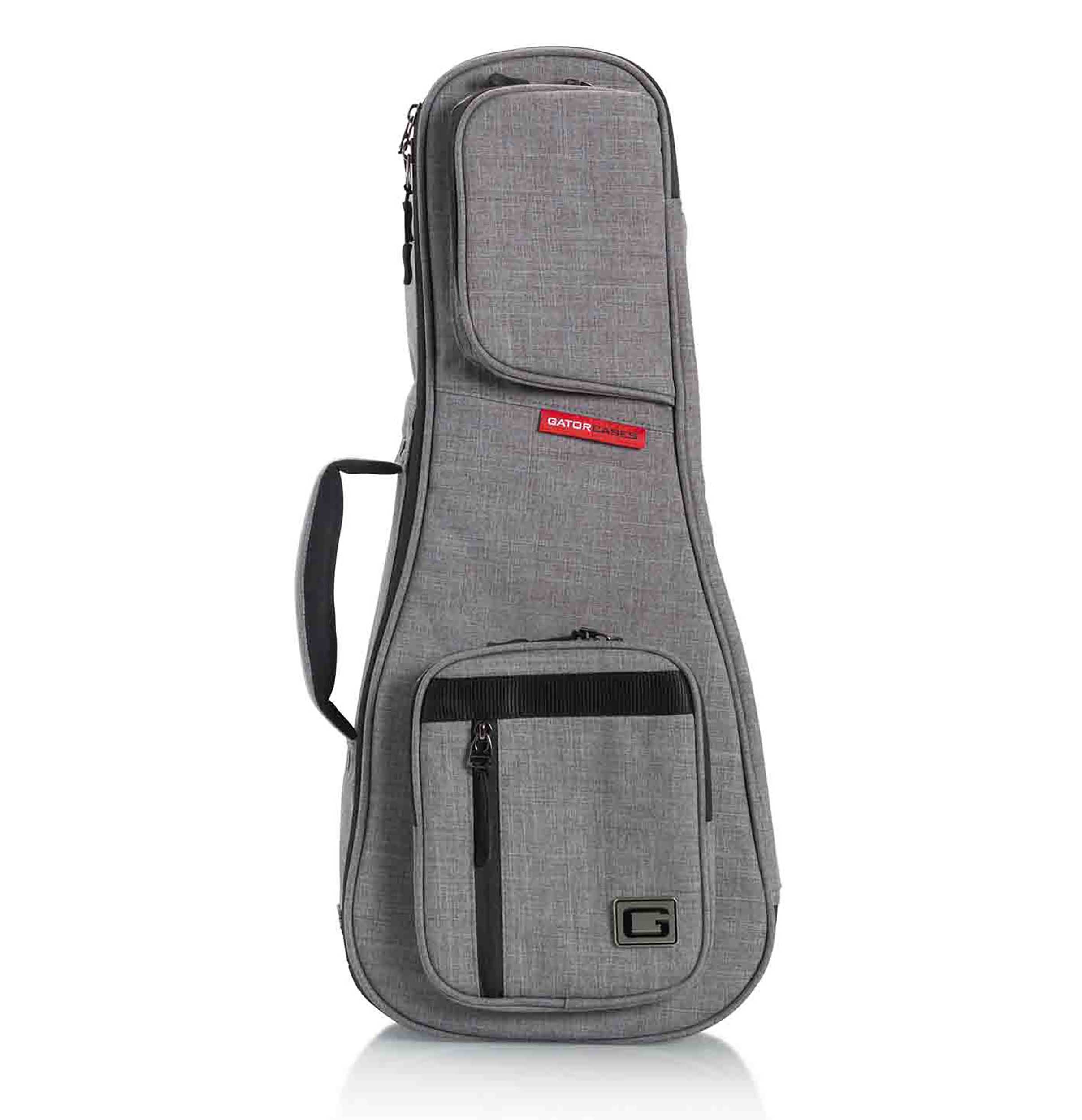 Gator Cases GT-UKE-SOP-GRY Transit Series Bag for Soprano Ukulele - Grey by Gator Cases