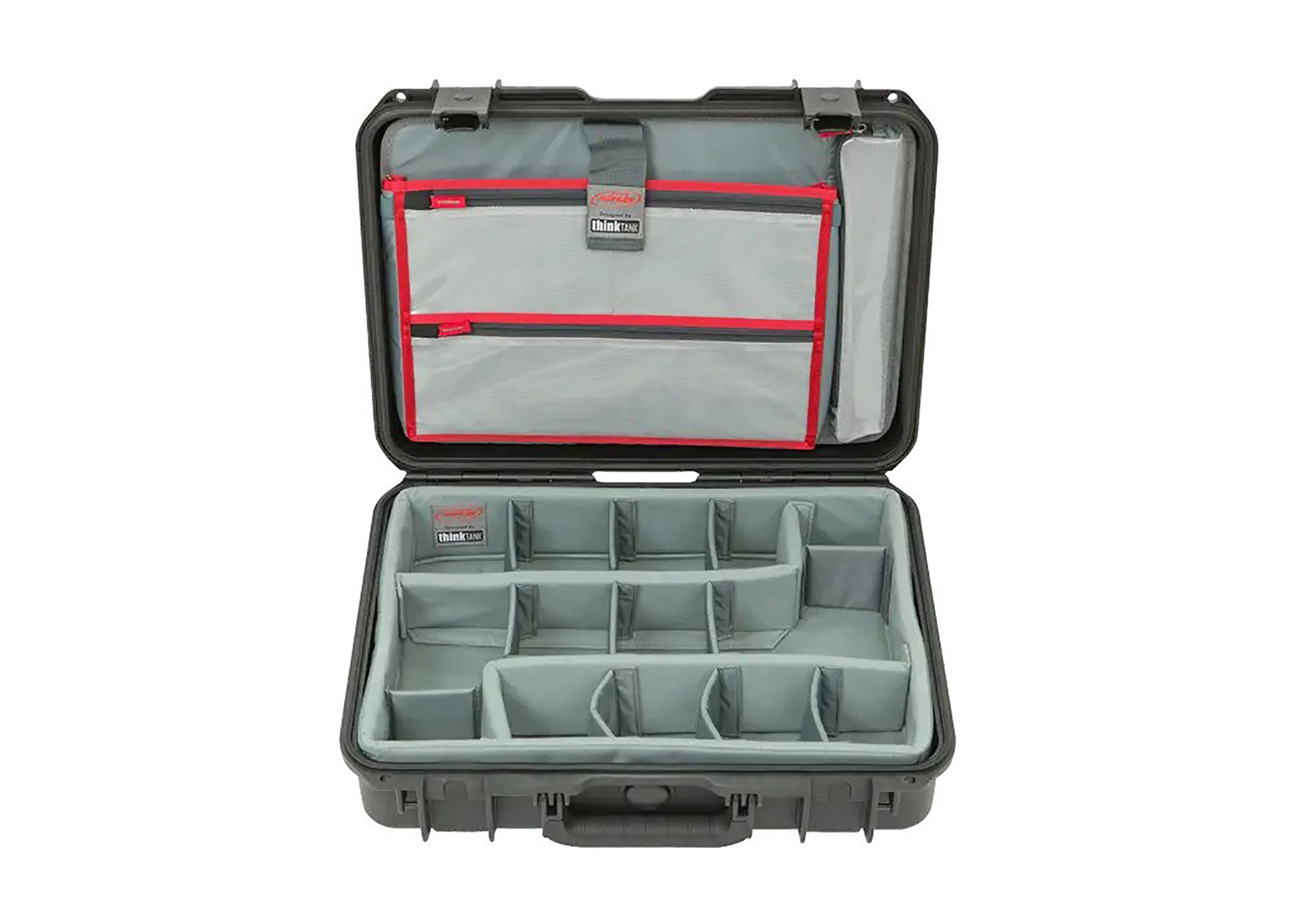 SKB Cases 3i-1813-5DL, iSeries Case with Think Tank Photo Dividers and Lid Organizer - Black by SKB Cases