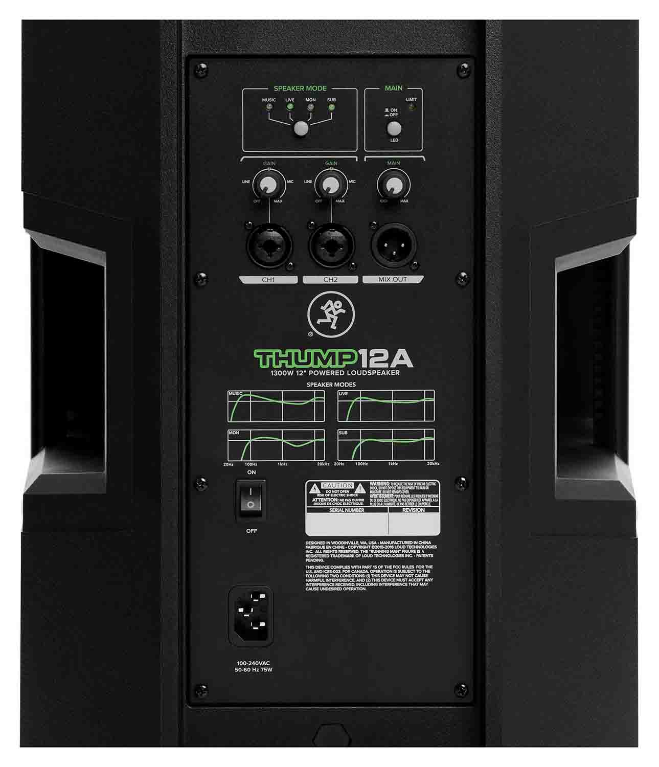 Mackie Thump 12A Speaker Package with Stands by Mackie