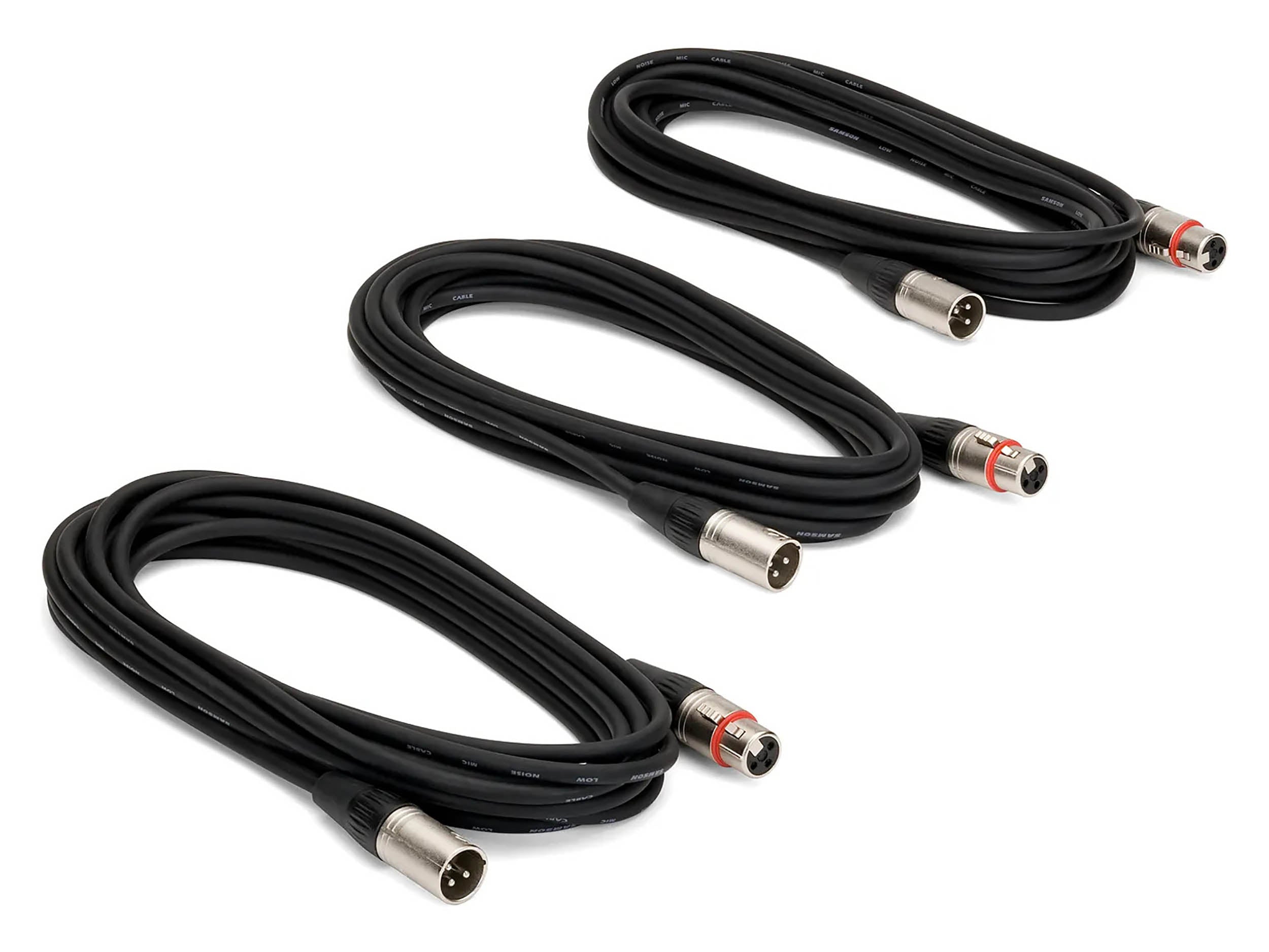 Samson MC18, Low Noise Microphone Cables - 18 Ft by Samson
