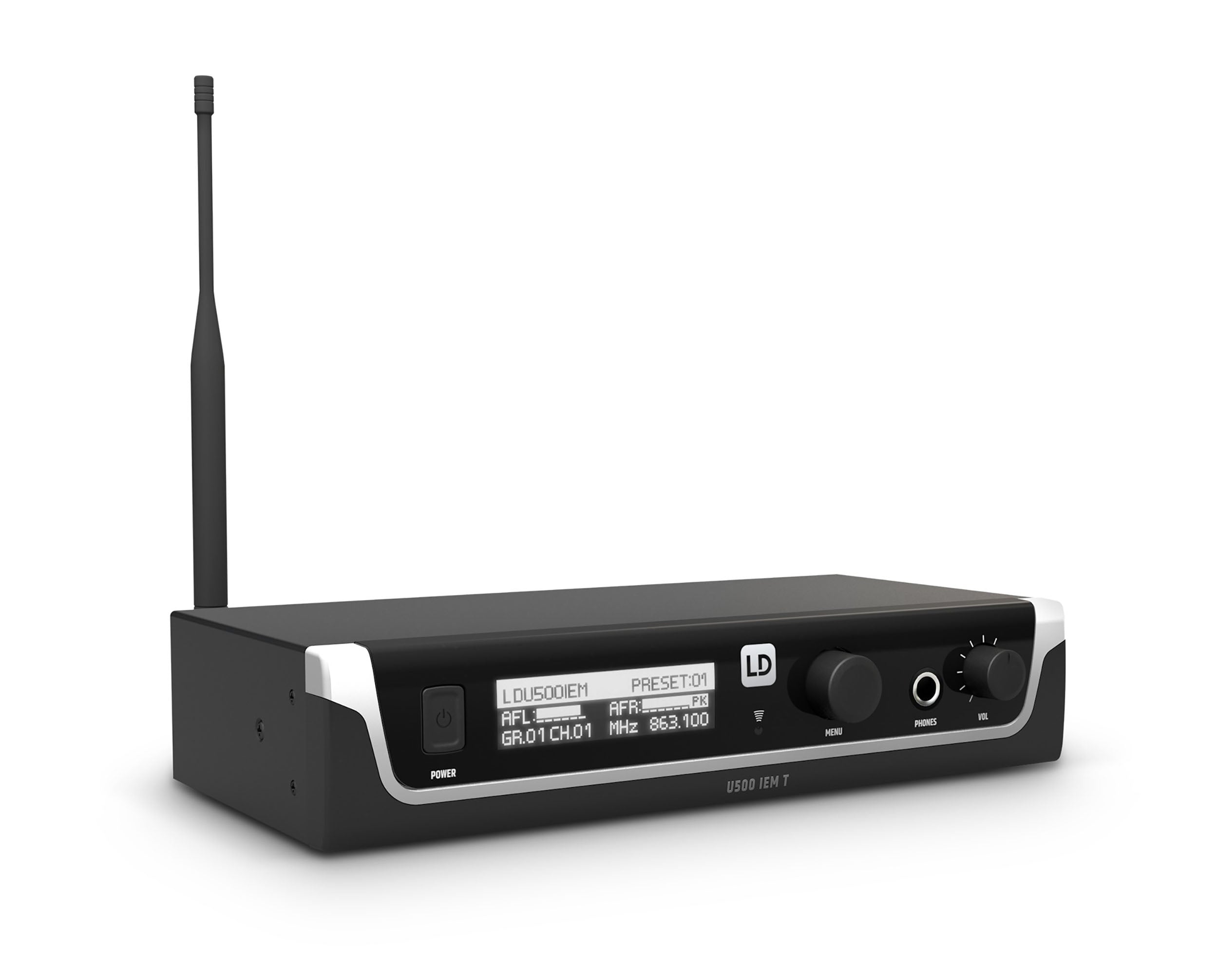 LD Systems U505 IEM BUNDLE, In-Ear Monitoring System with 2 x Bodypack - 584 - 608 MHz by LD Systems