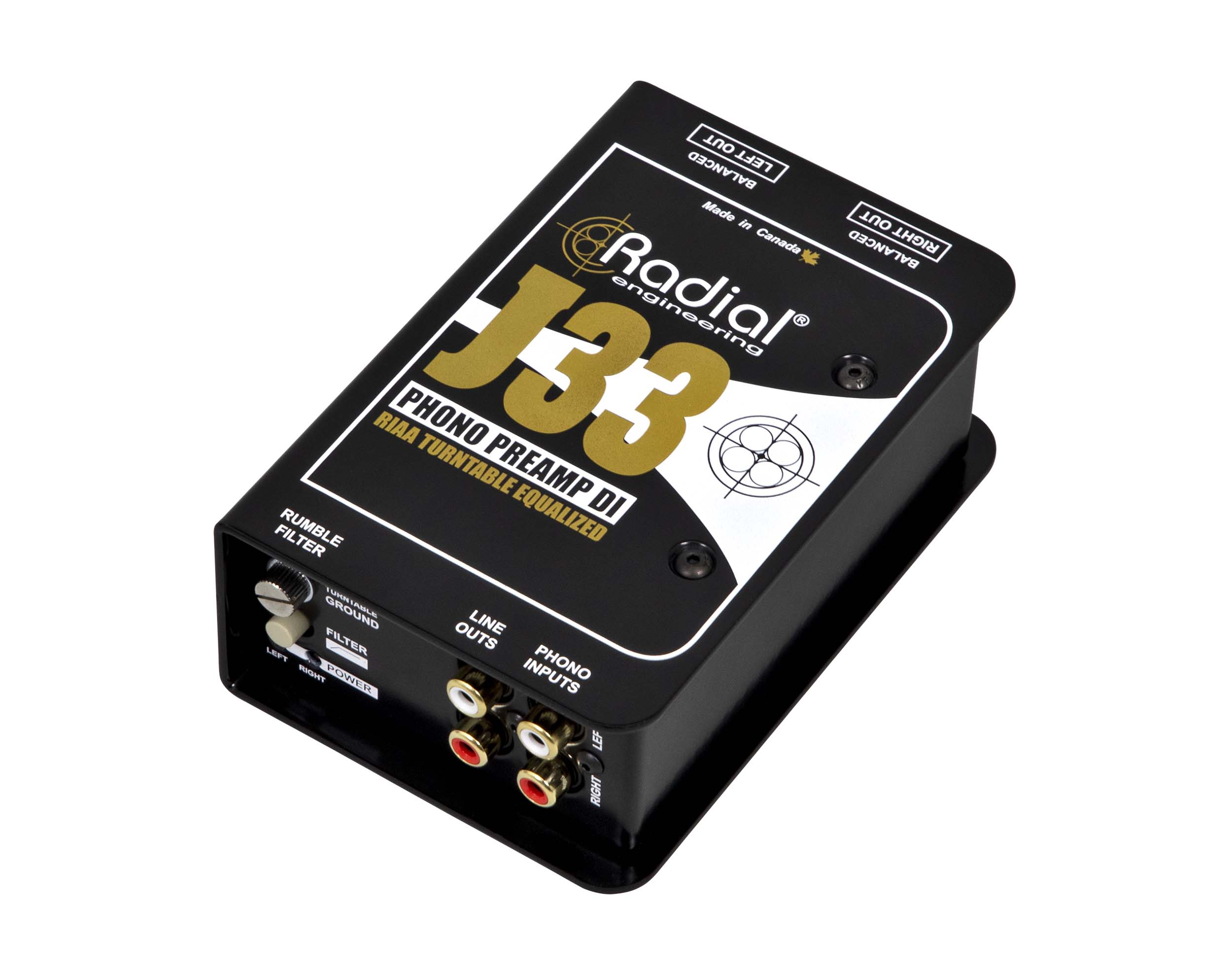 Radial Engineering J33, Combination RIAA Phono Preamp and DI Box by Radial Engineering