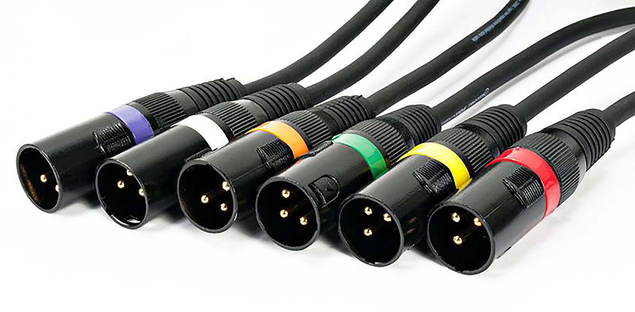 Accu-Cable AC3PDMX, 3-Pin Male To 3-Pin Female Connection DMX Cable by Accu Cable