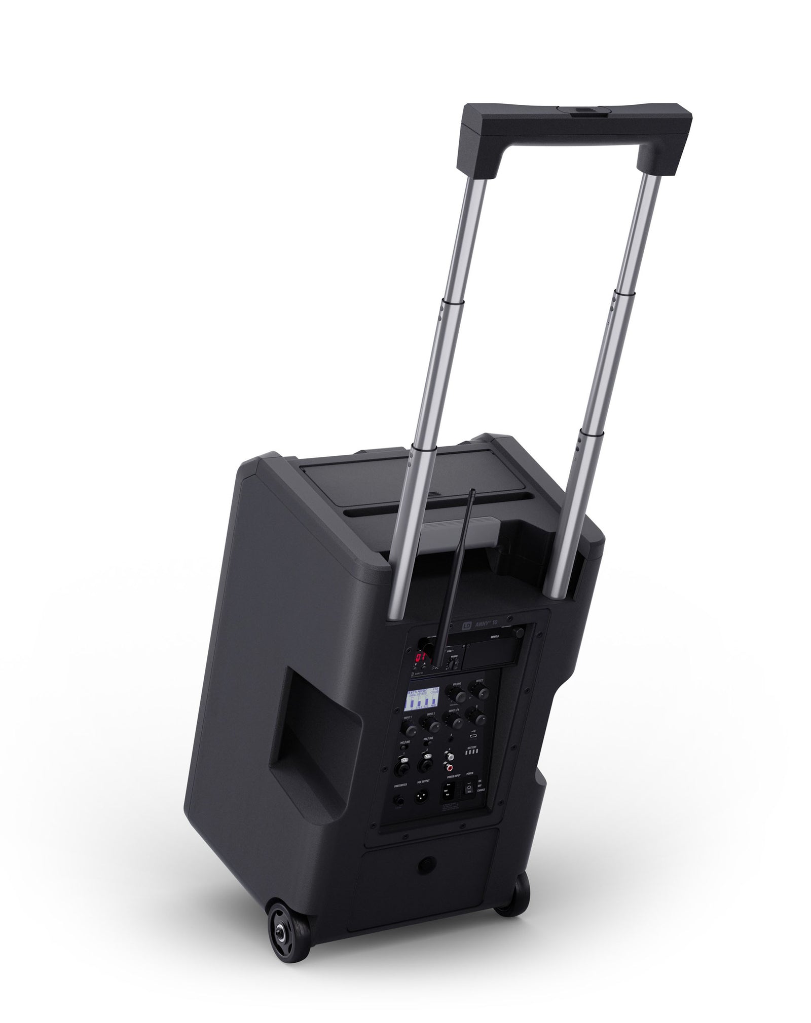 LD System ANNY 10 BPH B4.7, 10" Portable Battery-Powered Bluetooth PA System with Mixer And 1x Headset Microphone Including Bodypack by LD Systems