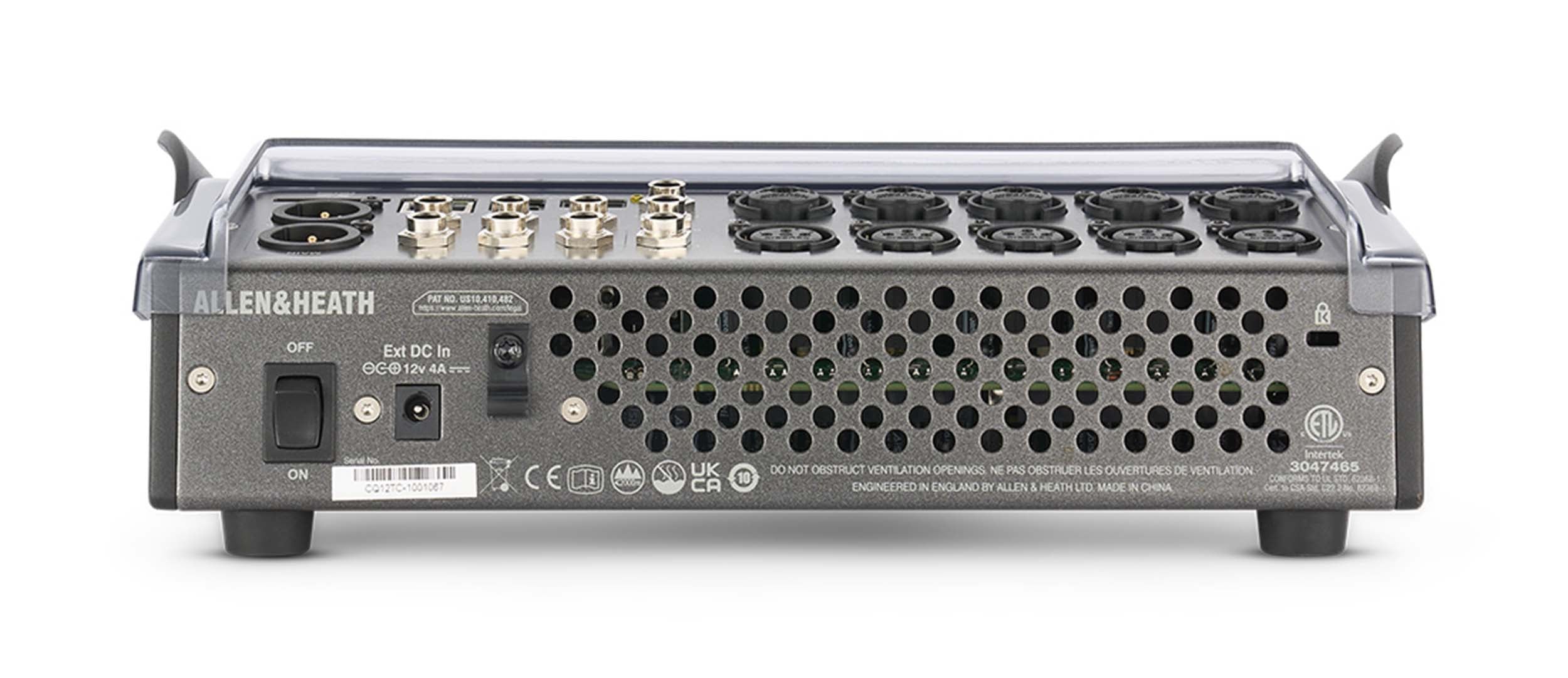 Decksaver DS-PC-CQ12T, Protection Cover for Allen & Heath CQ-12T Digital Mixer by Decksaver