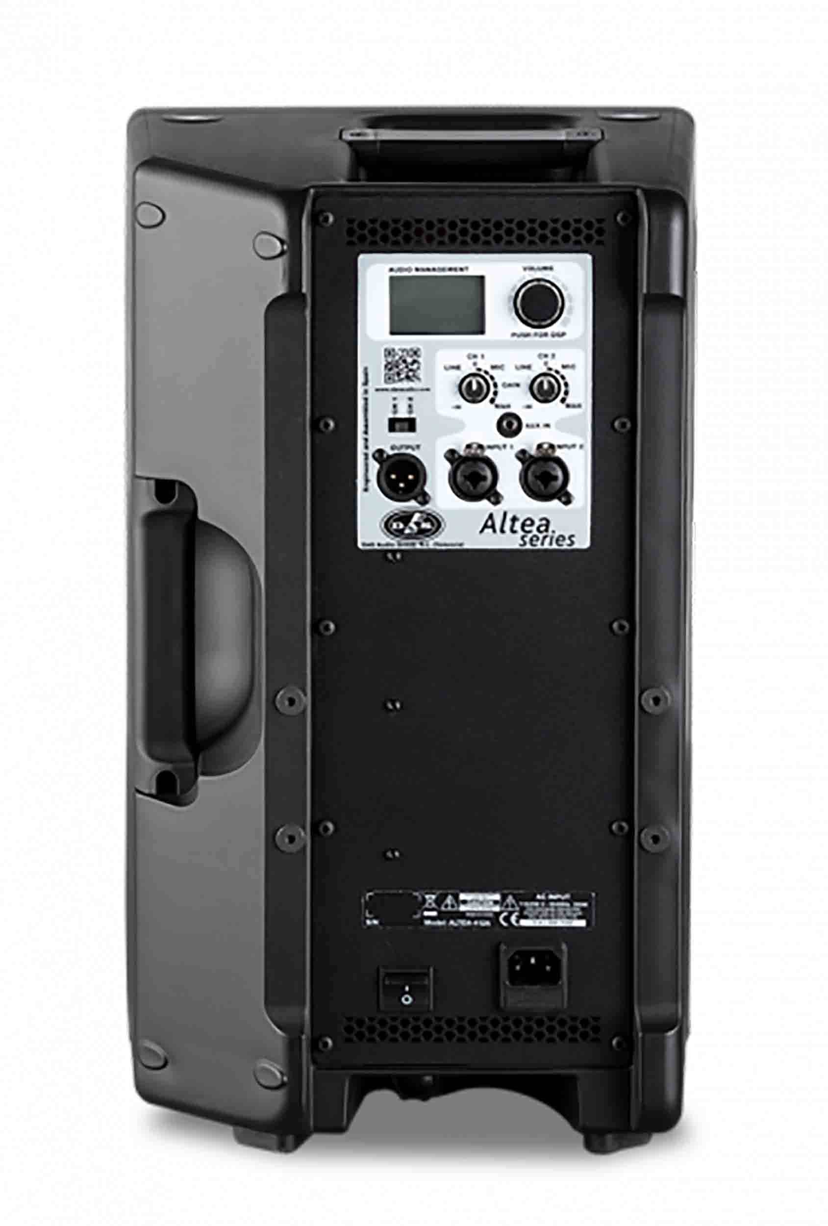 DAS Audio ALTEADUO10A408APL, 3-Way Powered Portable Column System DJ Package with Speakers and Transport Dolly by DAS Audio
