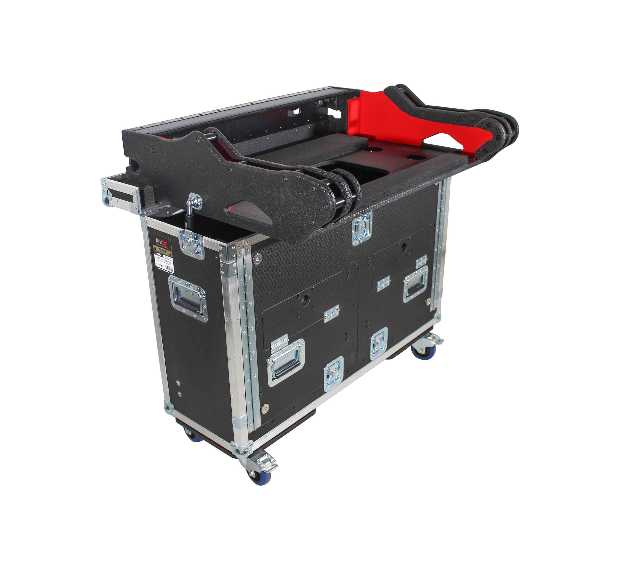 ProX XZF-YTF5, Yamaha TF5 Flip-Ready Hydraulic Console Easy Retracting Lifting Flight Case and Wheels by ProX Cases