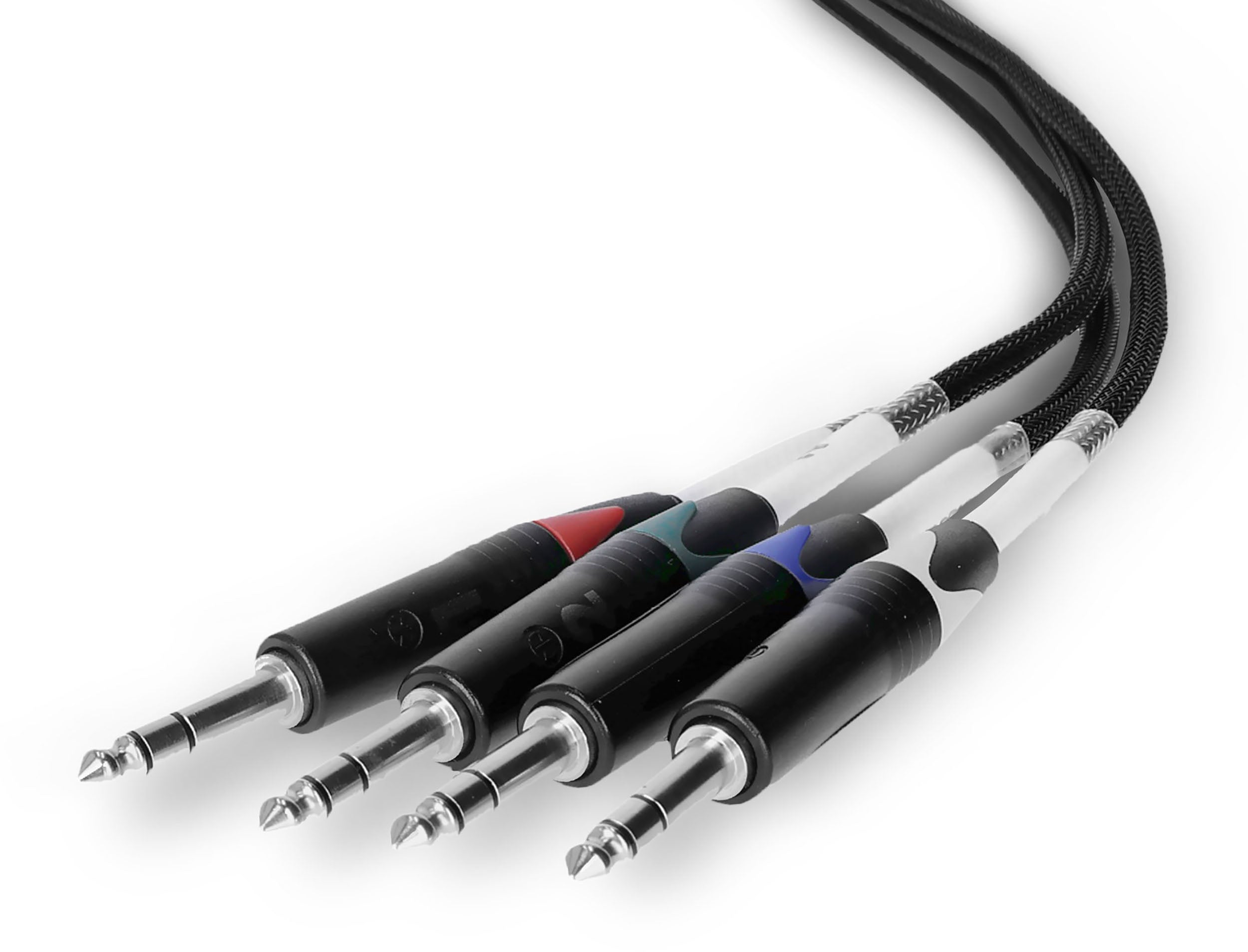 Palmer PAOCLTRSM, Audio over Cat Loom from Ethercon to 4 x 6.3 mm TRS Jack by Palmer