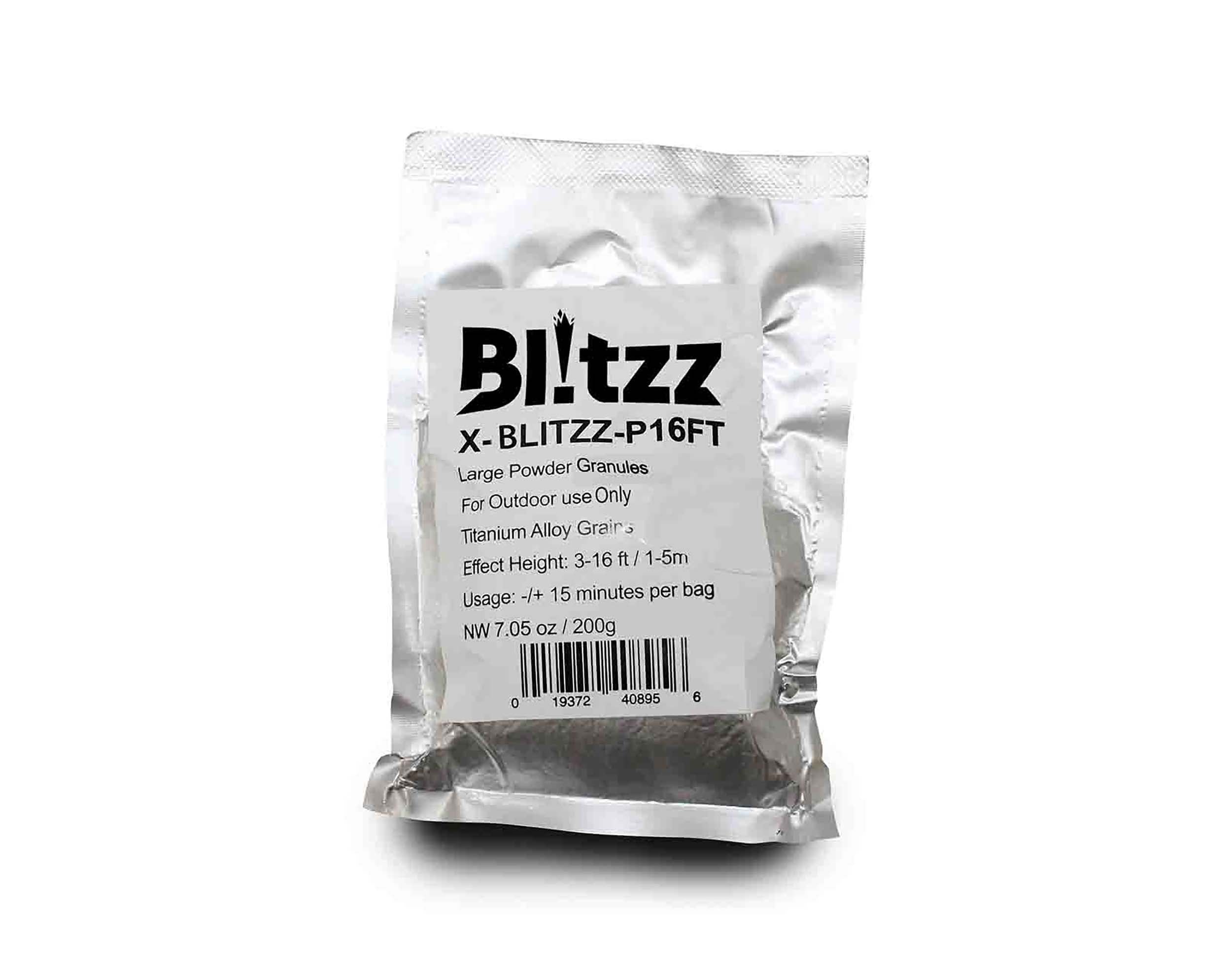ProX X-BLITZZ-P16FT, Blitzz Large Powder Cold Spark Effect Granules for Titanium Alloy Grains Effect - Height 3-16ft by ProX Cases
