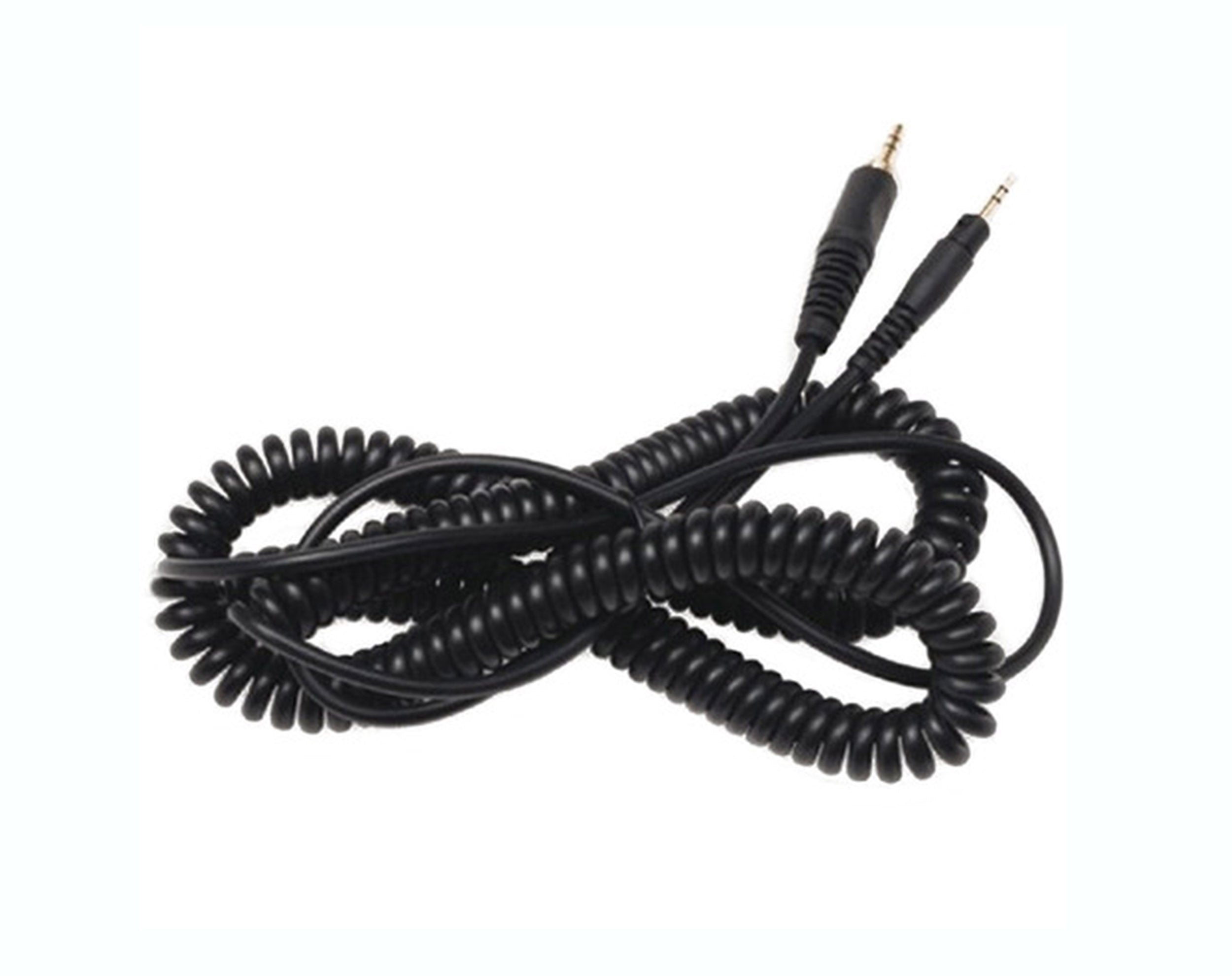 KRK CBLK00027, Coiled Replacement Cable for KNS 8400 & 6400 Headphones - 2.5 Meter by KRK