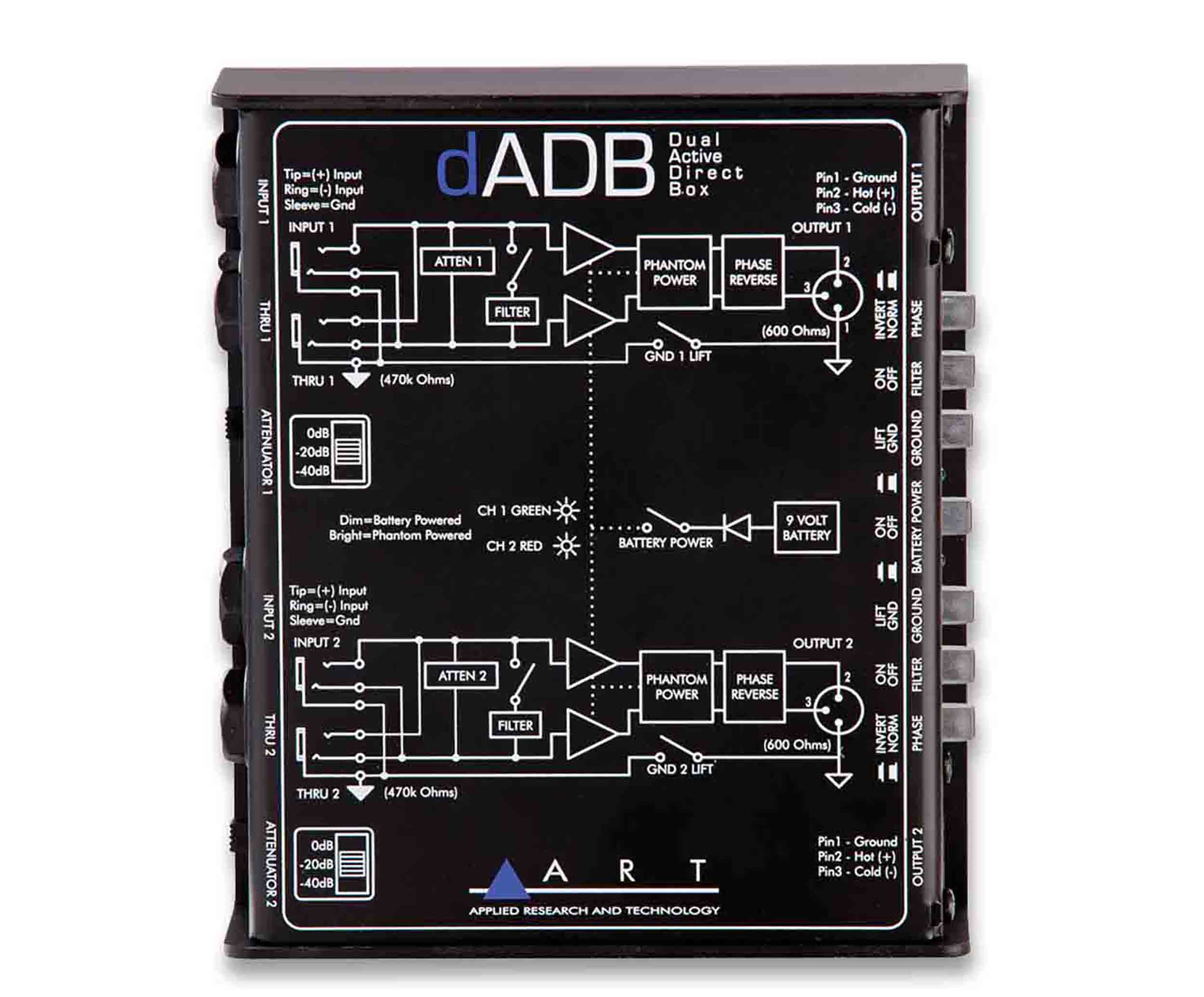 Art dADB Dual Active Direct Box by ART