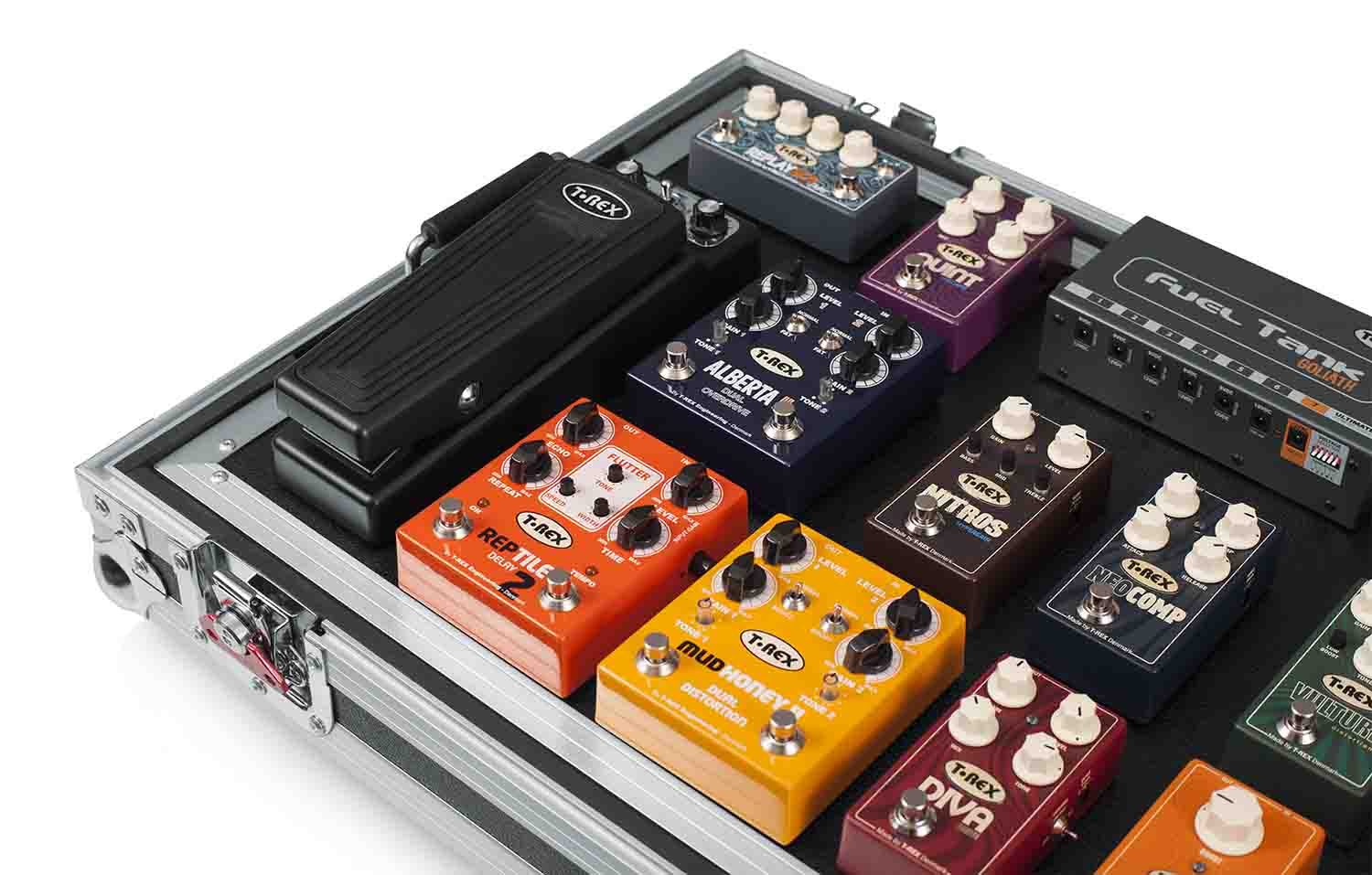Gator Cases G-TOUR PEDALBOARD-XLGW Extra Large Tour Grade Pedal Board and Flight Case for 20-25 Pedals with Wheels by Gator Cases