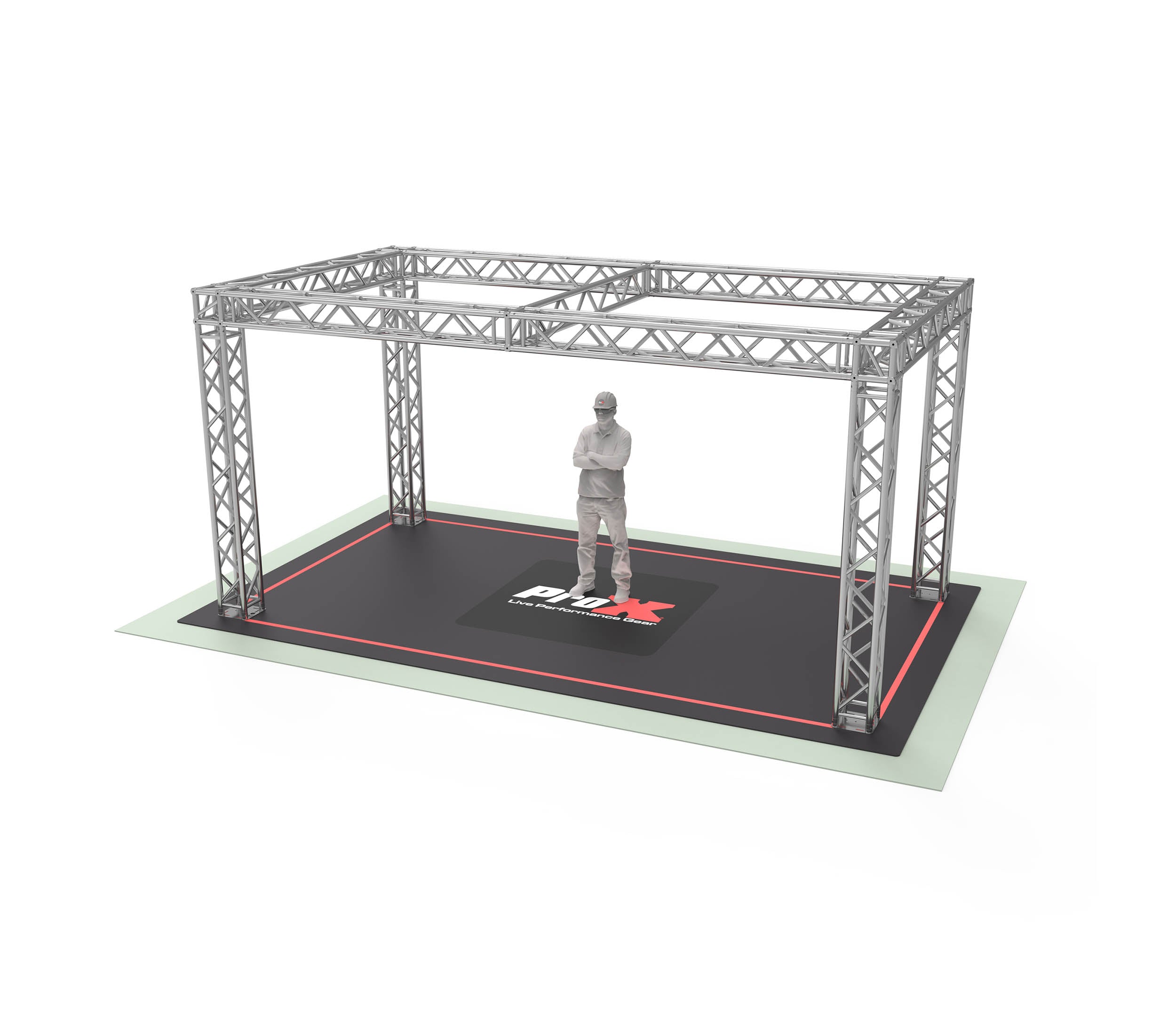 ProX XTP-18109-F32, Ultimate Truss System Package with F32 & F34 Truss Segments, Junction Blocks, Top Plates, and Connector Pack by ProX Cases
