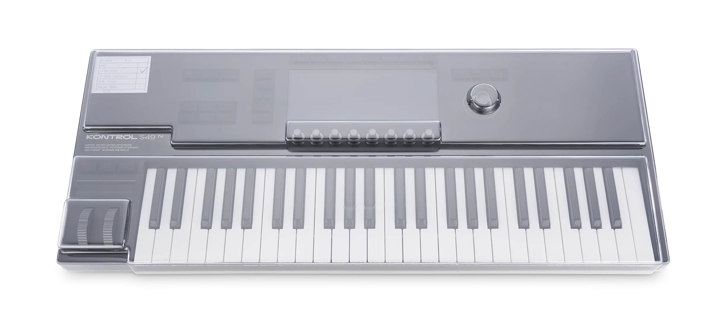 Decksaver DS-PC-KONTROLS49MK3, Protection Cover for NATIVE INSTRUMENTS KONTROL S49 MK3 Keyboard Controller by Decksaver