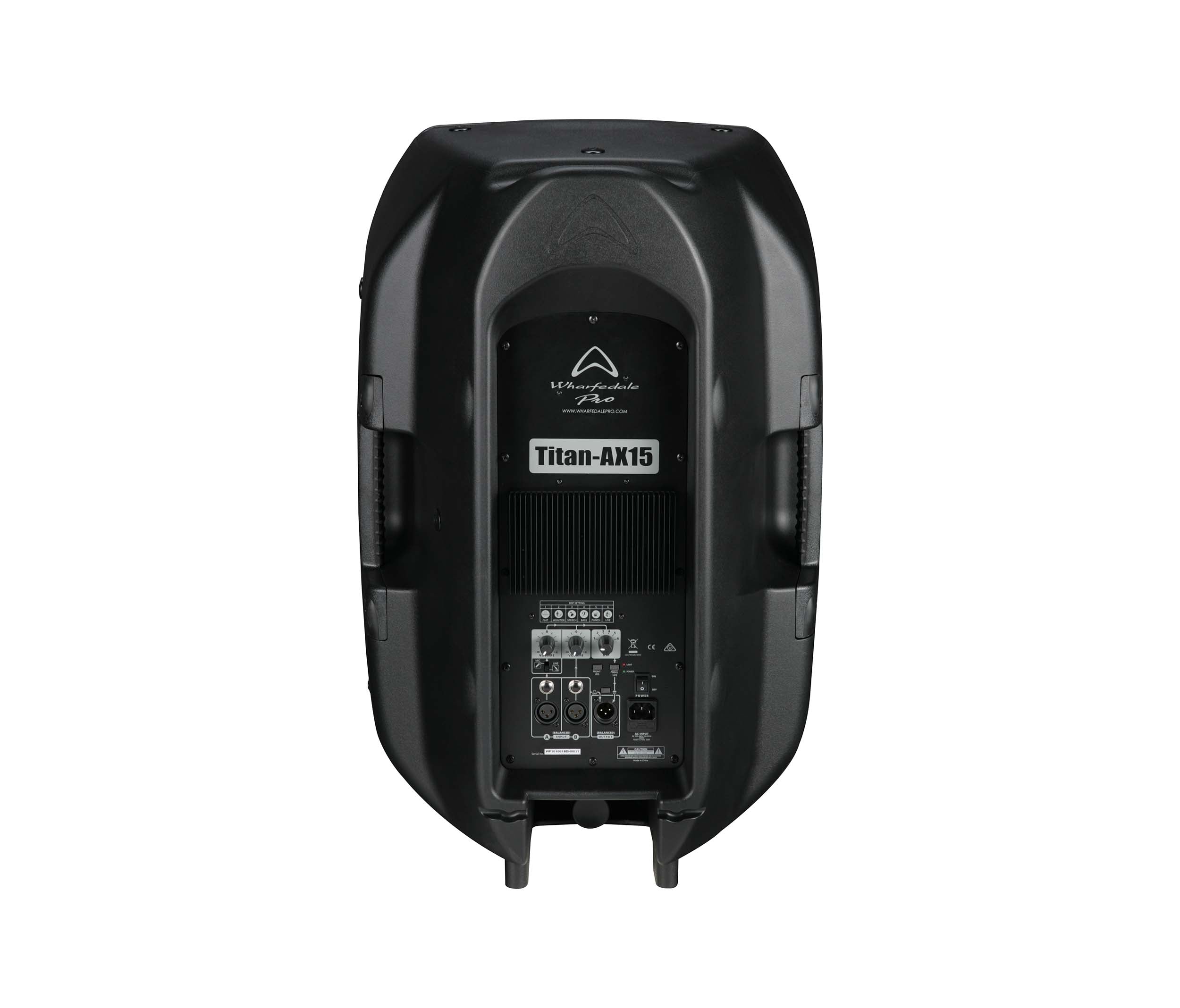 Wharfedale Titan-AX15-BK Two Way Amplified Active Loudspeaker - 15 Inches by Wharfedale Pro