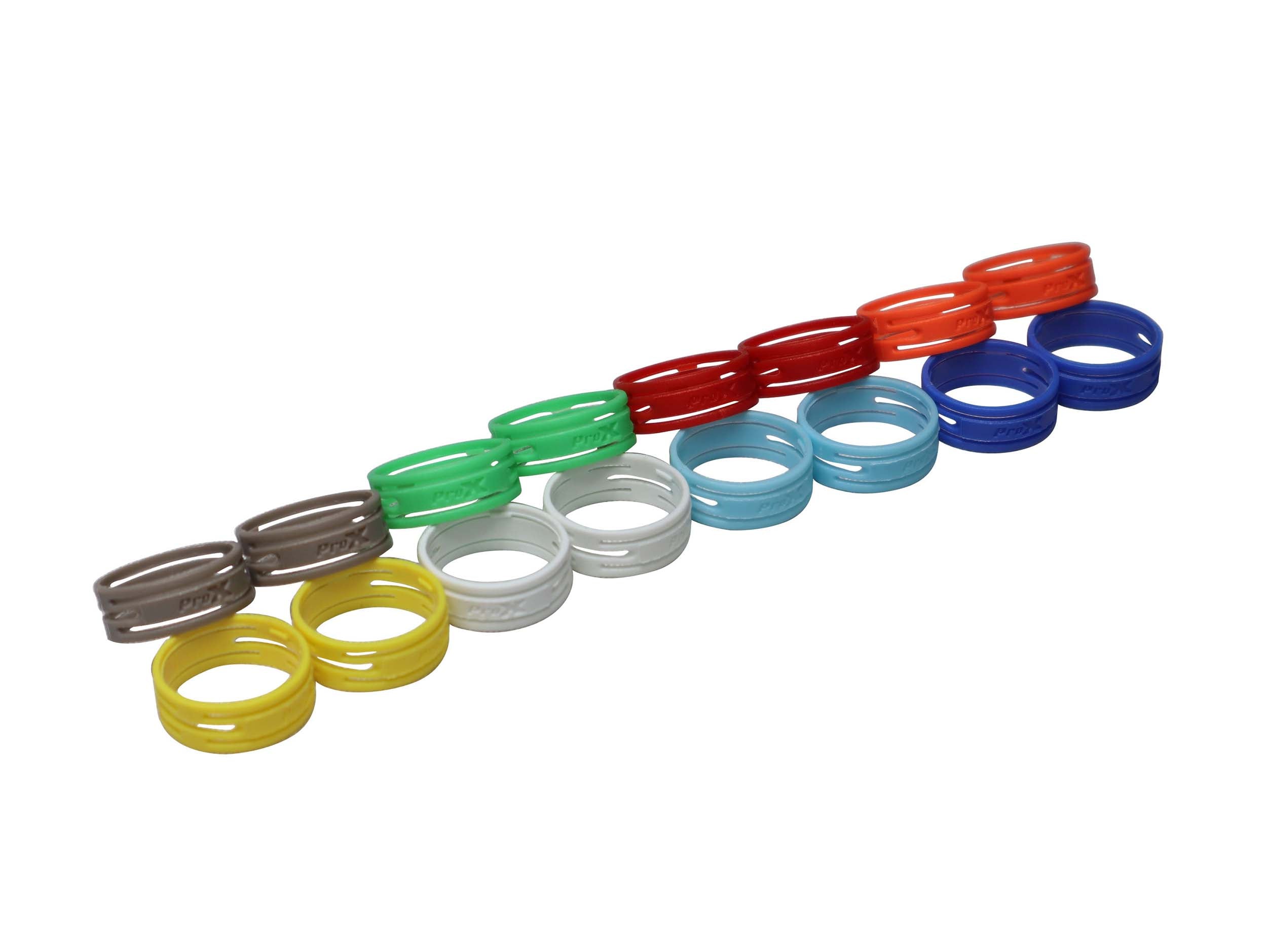 ProX XC-RINGPAK, Color Ring Replacements for XLR Cables - 16 Pack by ProX Cases