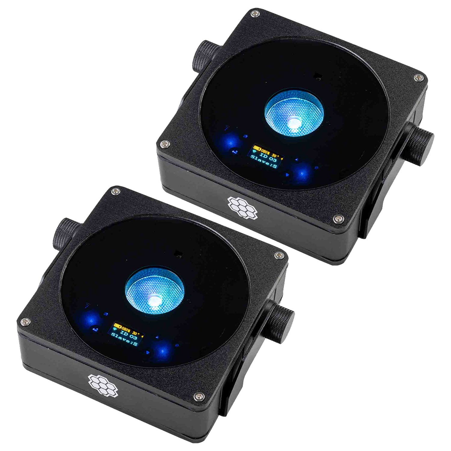 Colorkey CKU-7030, AirPar QUAD Battery-Powered Wireless Uplight DJ Package for Colorful Centerpiece Designs (2 Pack) by ColorKey