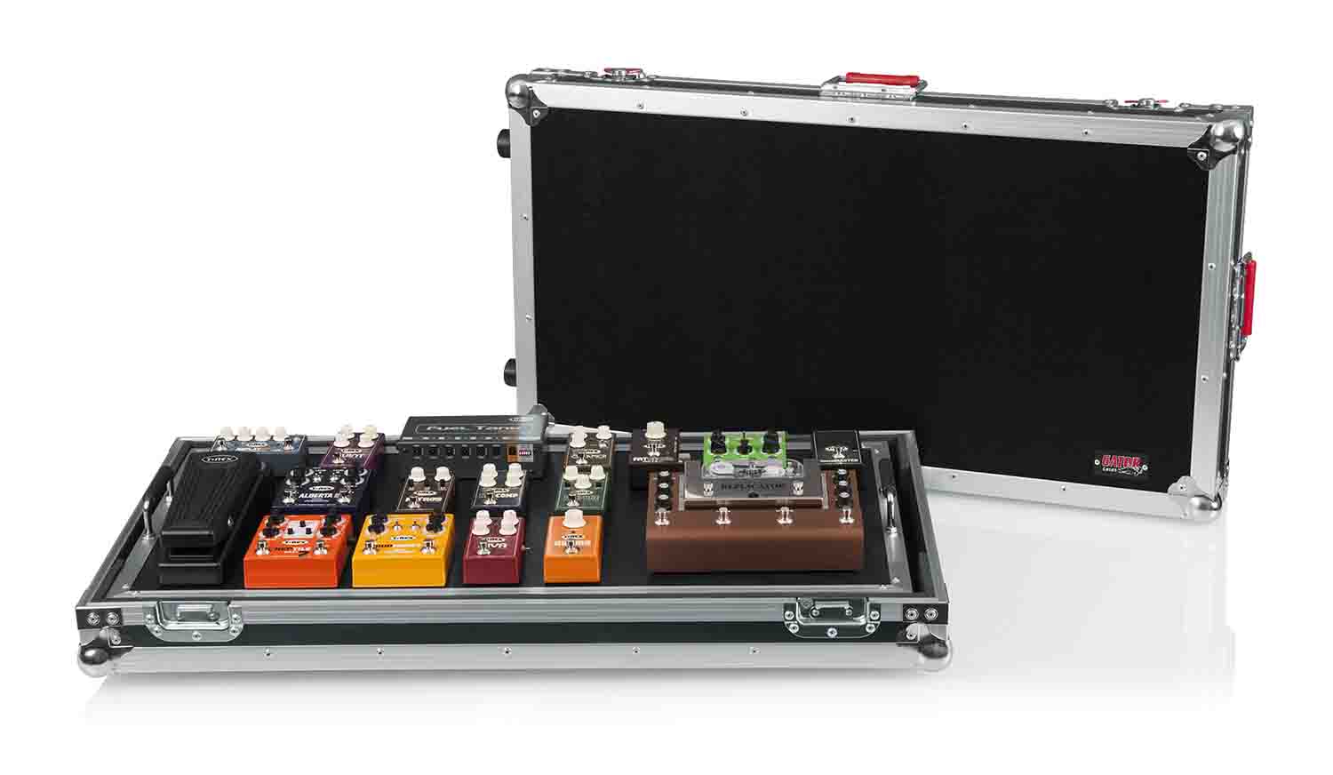 Gator Cases G-TOUR PEDALBOARD-XLGW Extra Large Tour Grade Pedal Board and Flight Case for 20-25 Pedals with Wheels by Gator Cases