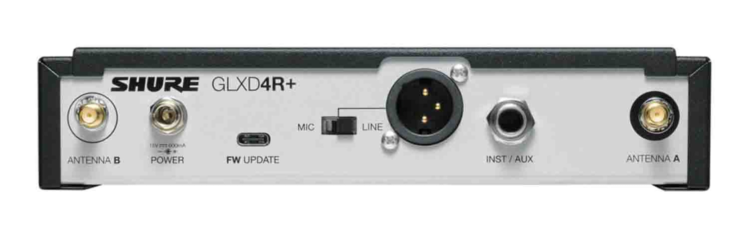 Shure GLXD14R+/MX53-Z3, Digital Wireless Rack System with MX153 Headset Microphone by Shure