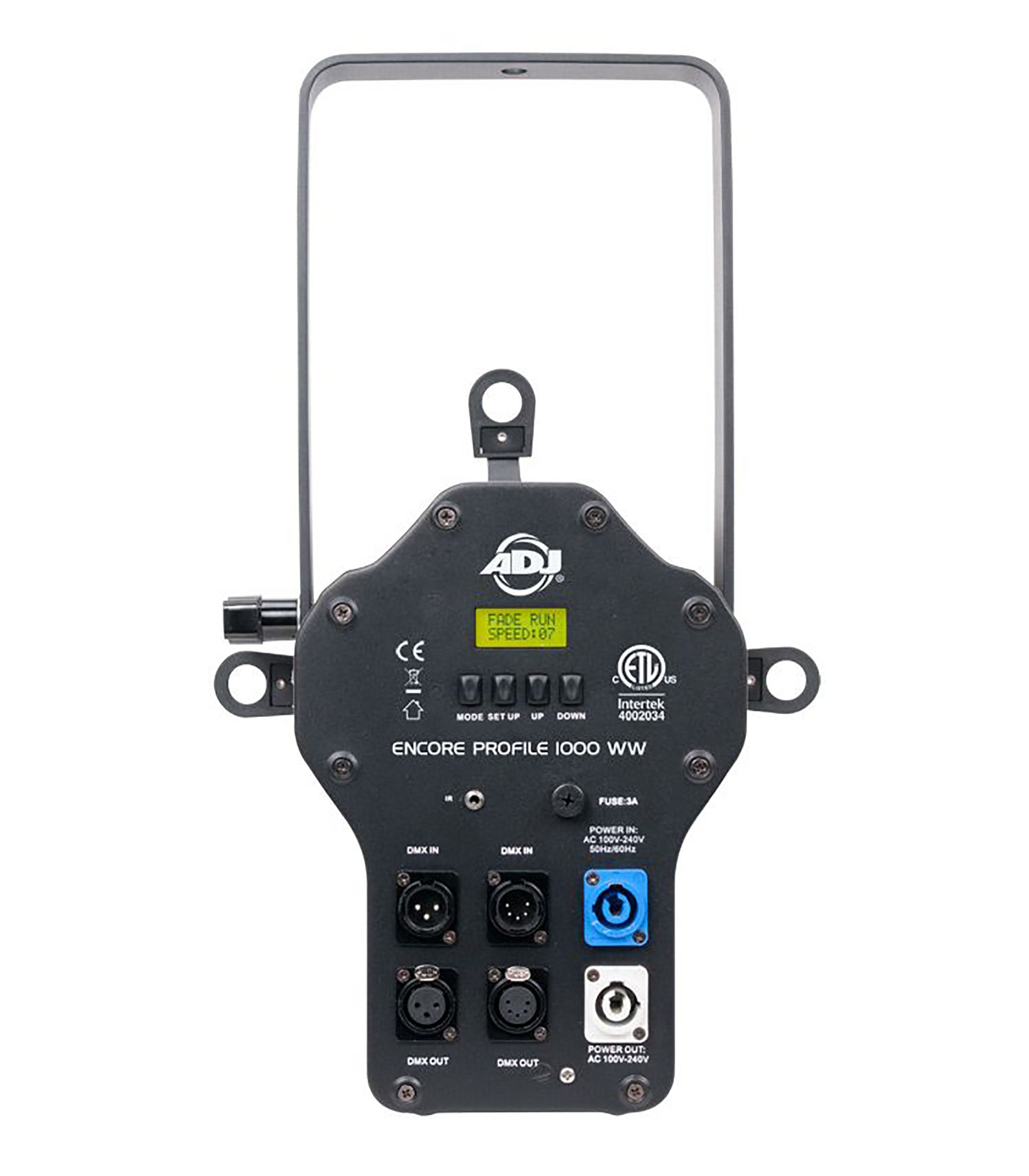 ADJ Encore Profile 1000 WW, Warm White (3200K) C.O.B. LED Ellipsoidal with Manual Zoom - 120 Watt by ADJ