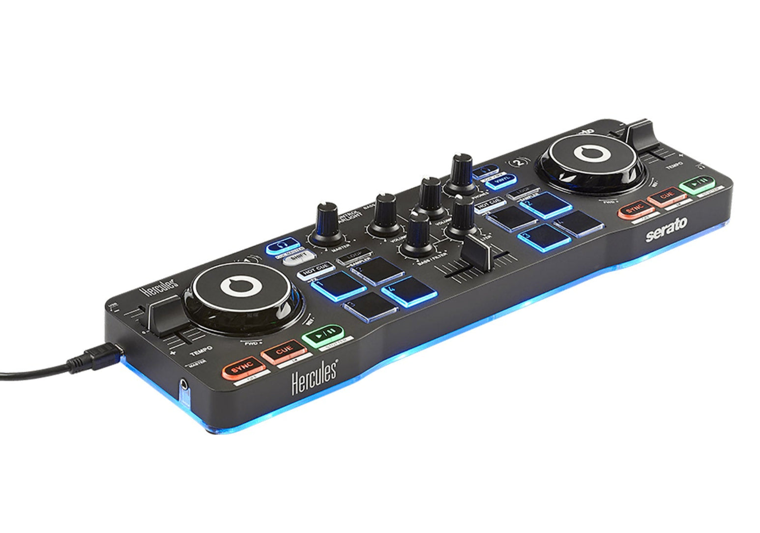 Hercules DJCONTROL-STAR Starlight DJ Controller for Serato DJ Lite by Hercules