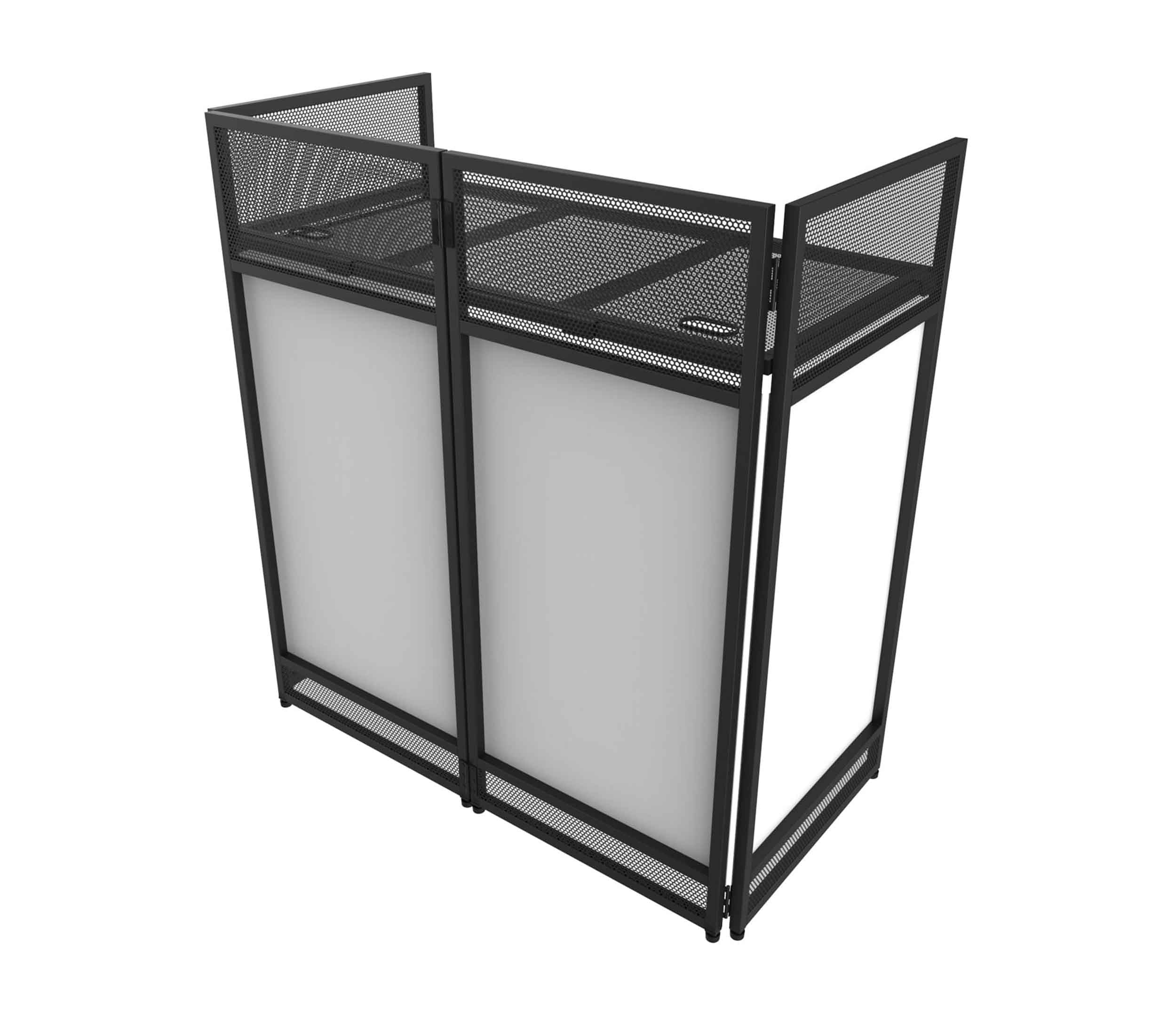 Odyssey DJBOOTH40, 40-Inch Wide Surface DJ Booth - Black by Odyssey