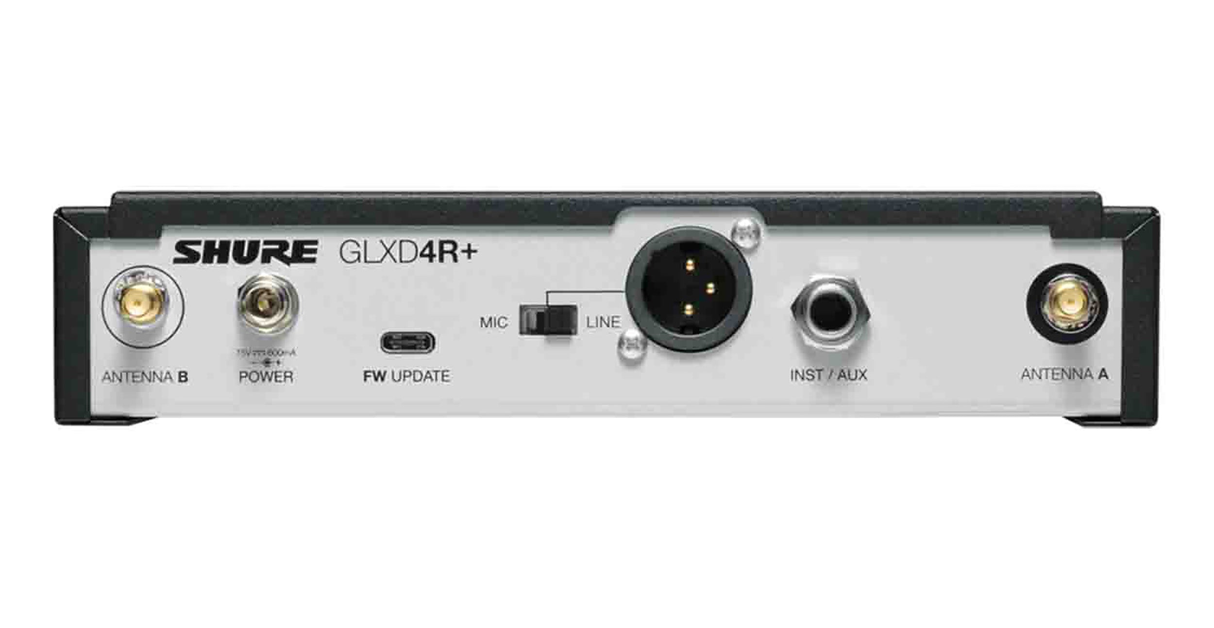 Shure GLXD14R+/85-Z3 Digital Wireless Rack System with WL185 Lavalier Microphone by Shure
