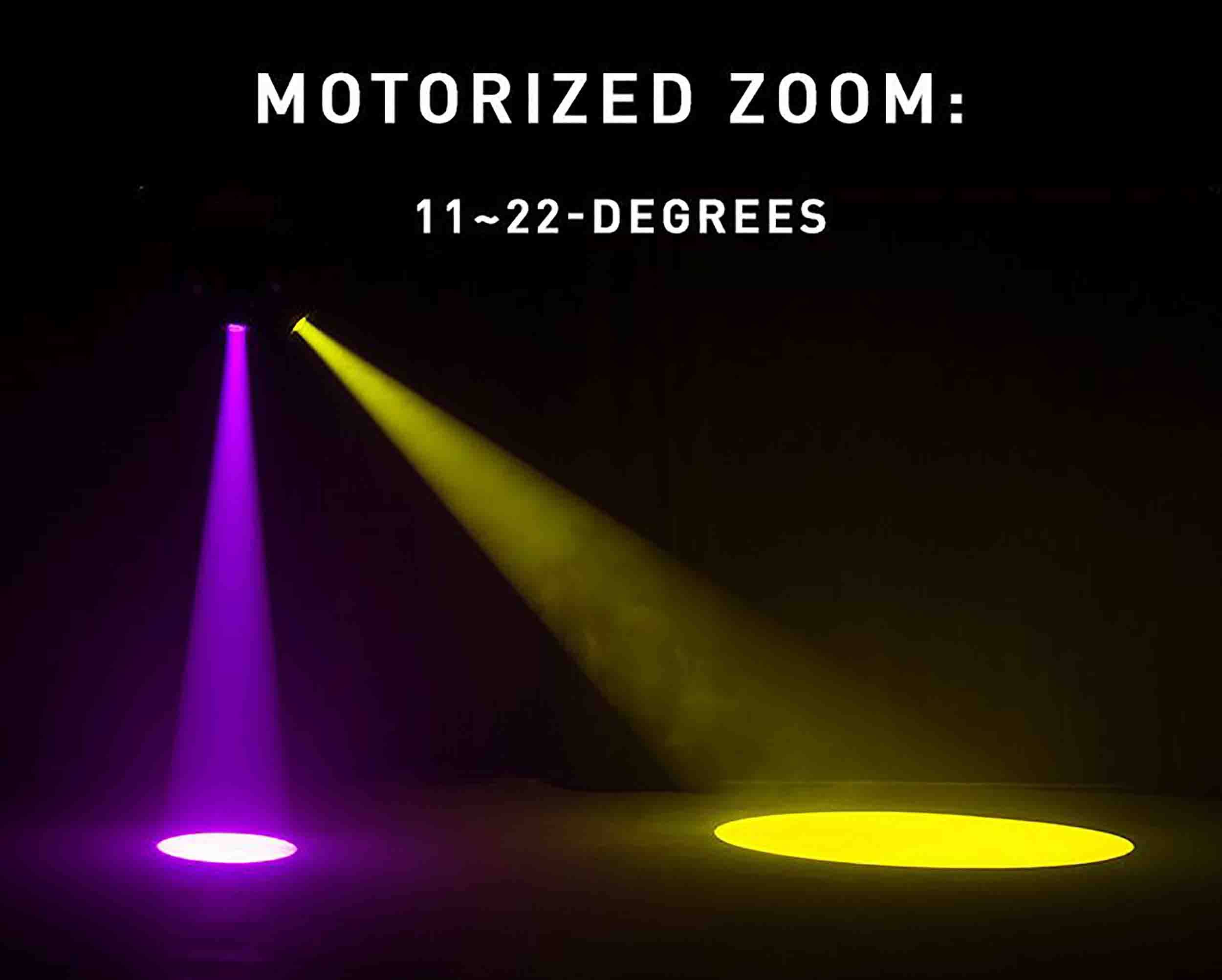 ADJ Focus Spot 4Z Pearl, Moving Head Spot Fixture with Motorized Focus and Zoom - White by ADJ