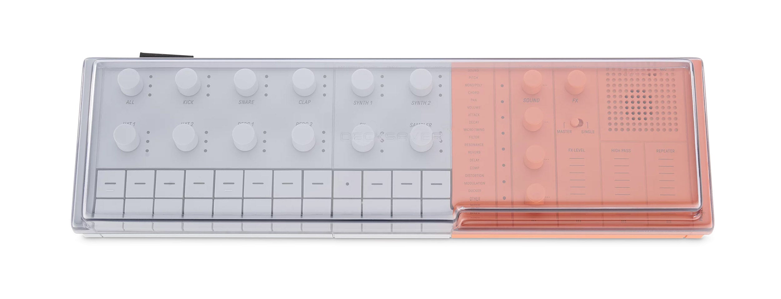 Decksaver DS-PC-SEQTRAK, Protection Cover for YAMAHA SEQTRAK DJ Controller by Decksaver