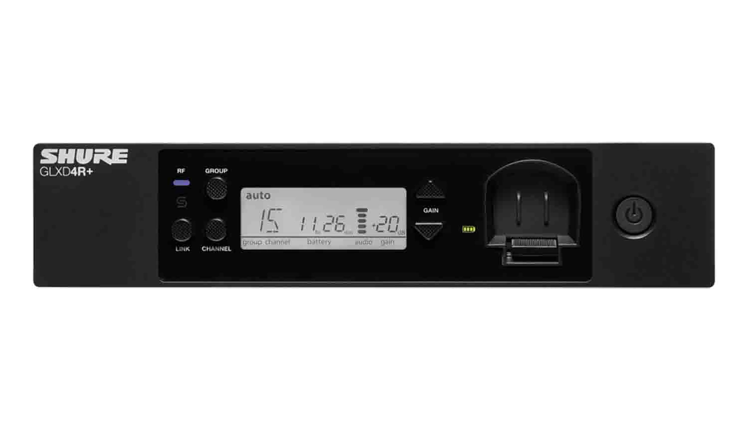 Shure GLXD14R+/85-Z3 Digital Wireless Rack System with WL185 Lavalier Microphone by Shure