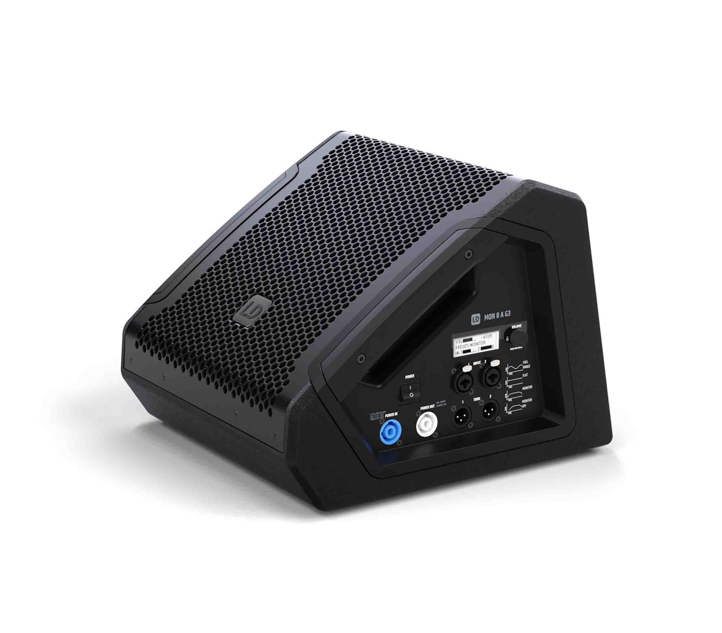 LD System MON 8 A G3, 8" Powered Coaxial Stage Monitor by LD Systems
