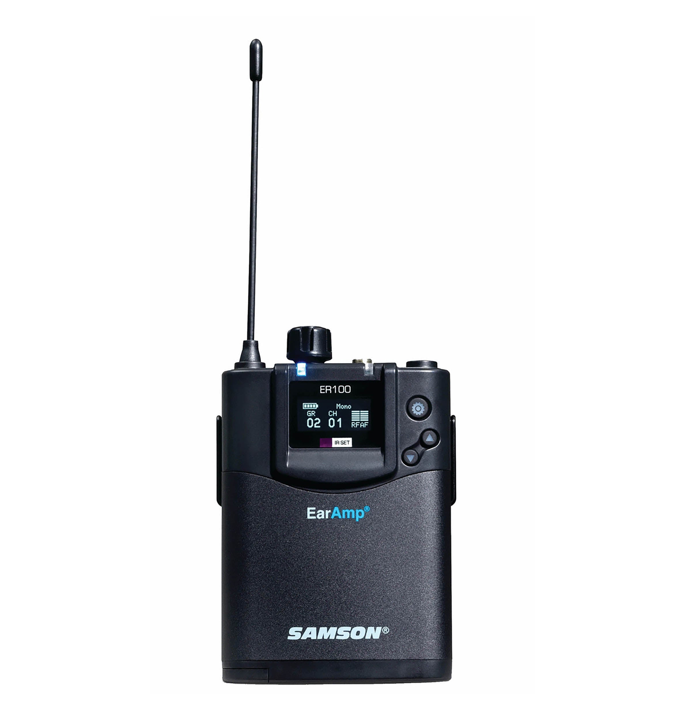Samson ER100-K, EarAmp In-Ear Wireless Monitoring Belt pack, Receiver Only - K Band by Samson