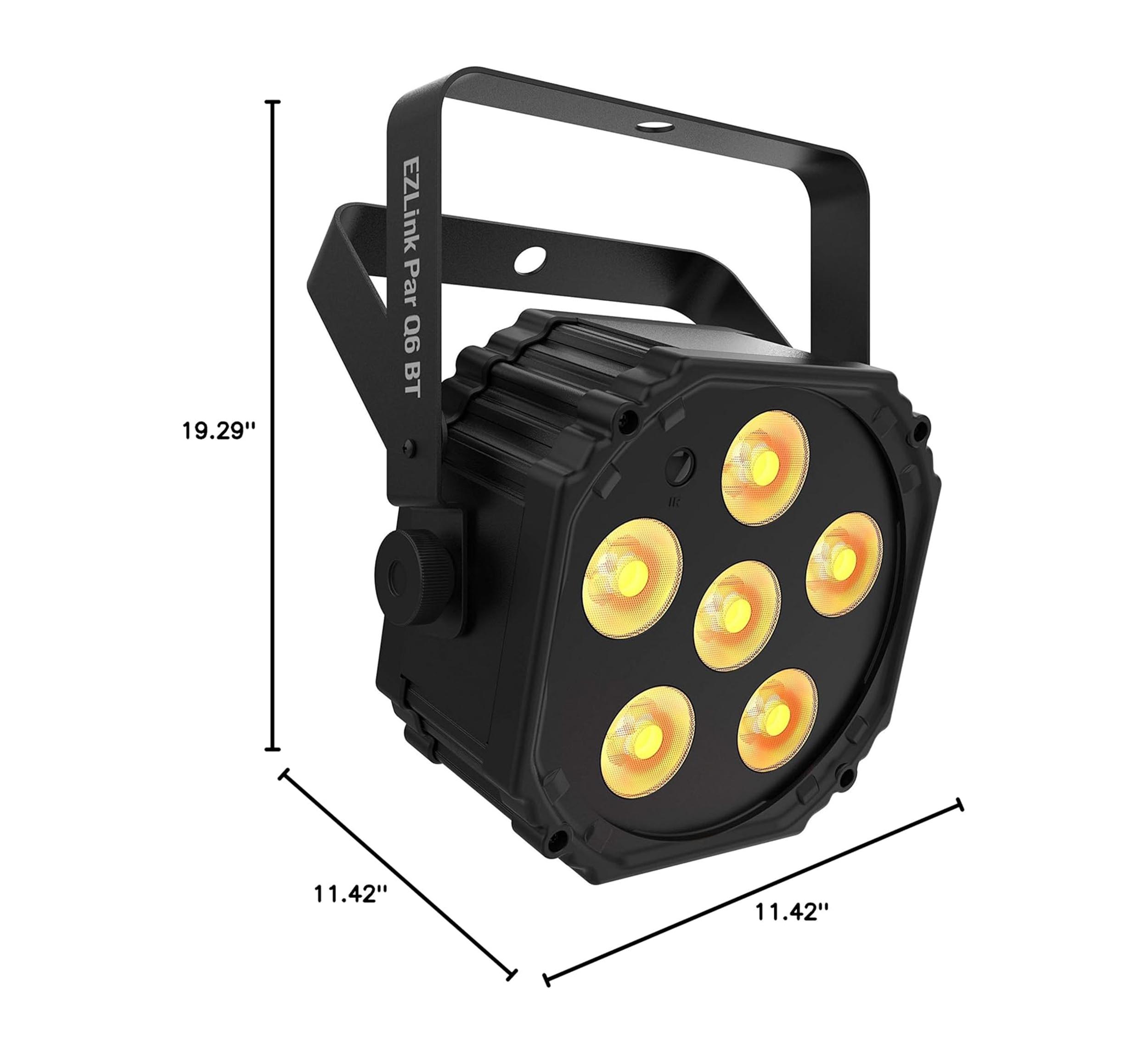 CHAUVET DJ EZlink Par Q6BT True Wireless Battery Operated Par With Built-In Bluetooth by Chauvet DJ