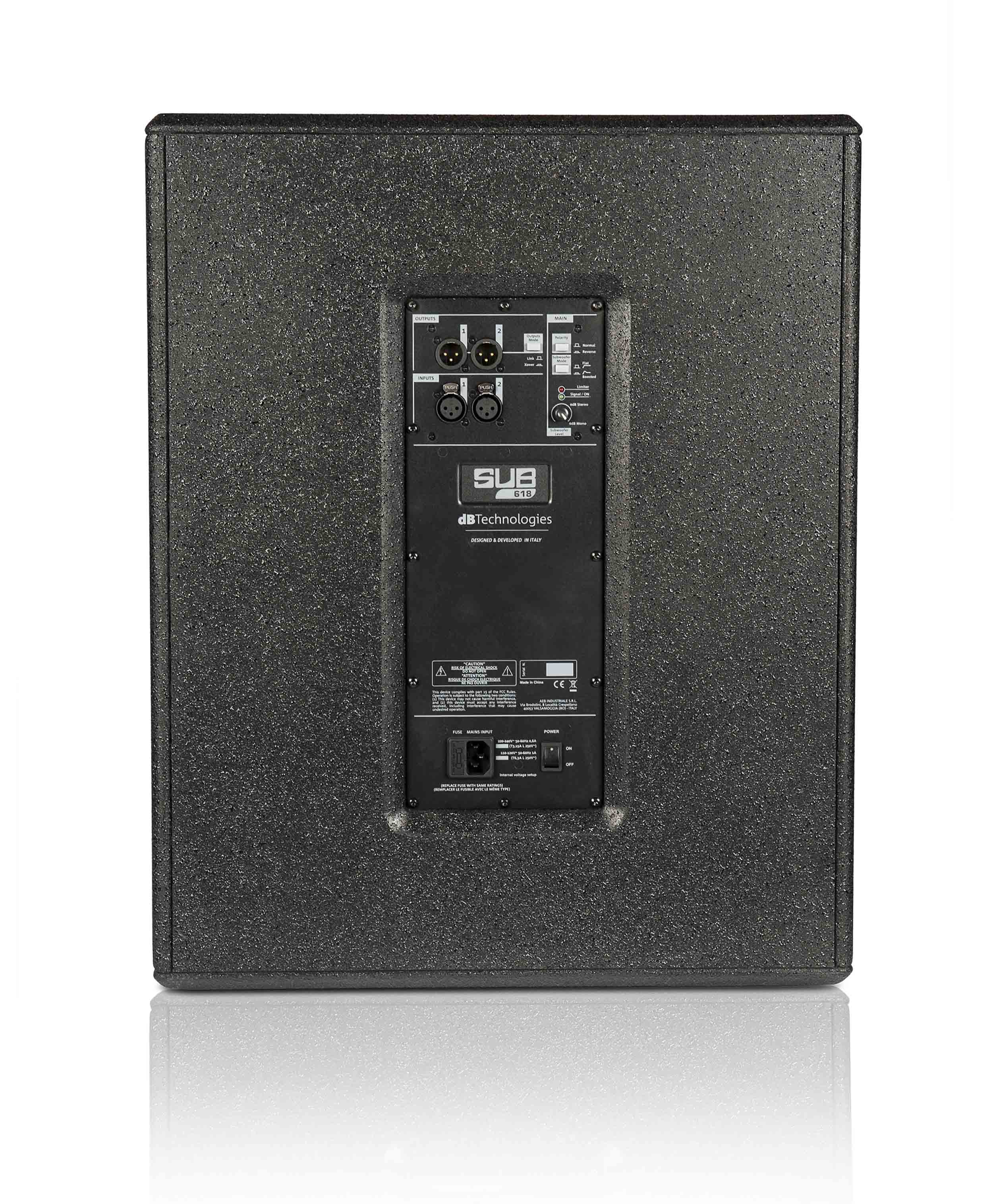 B-Stock: dB Technologies SUB 618, 18" Active Subwoofer - 600W by DB Technologies