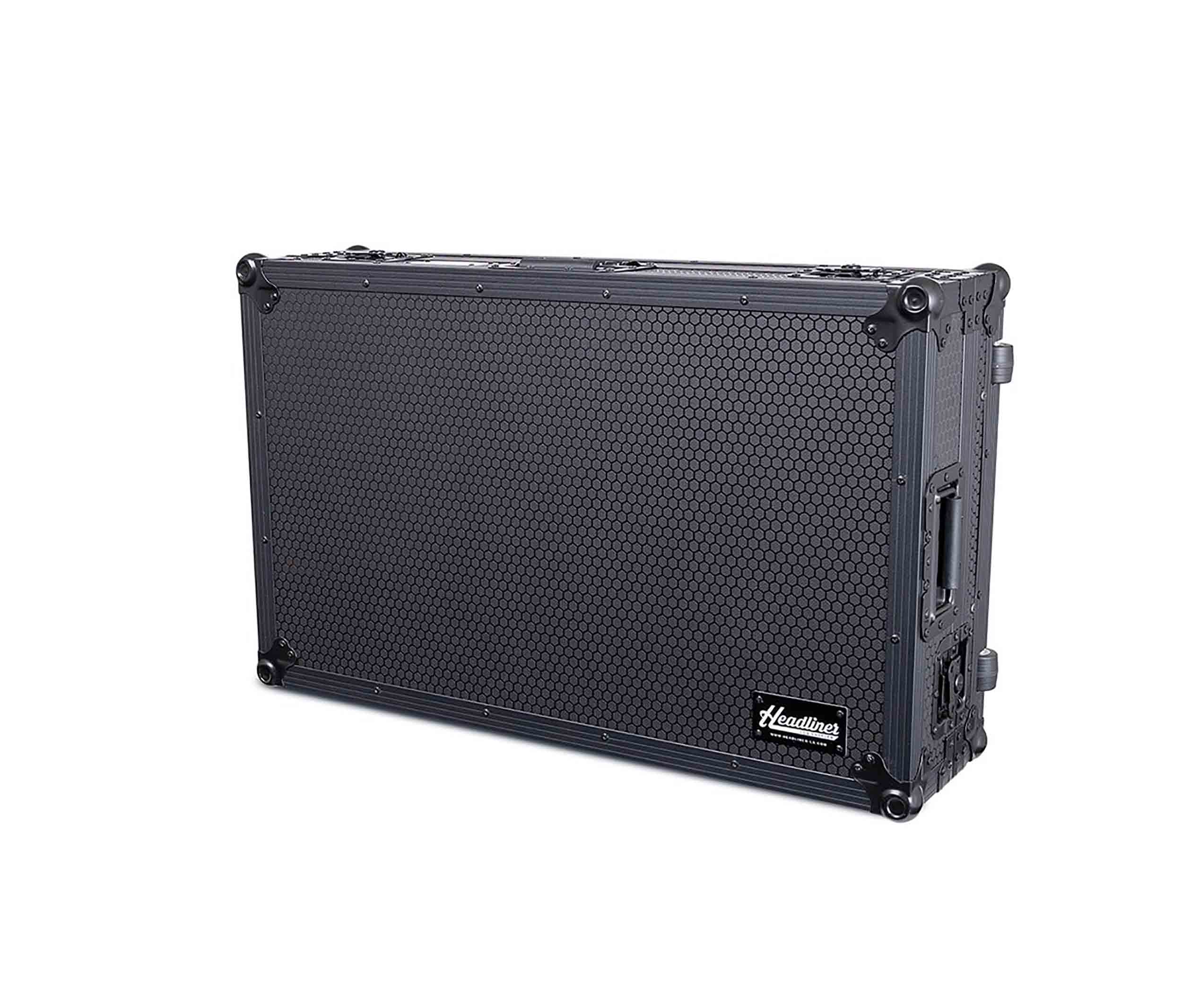 Headliner HL10021, Flight Case with Laptop Platform and Wheels for Pioneer DJ DDJ-REV7 - Pitch Black by Headliner