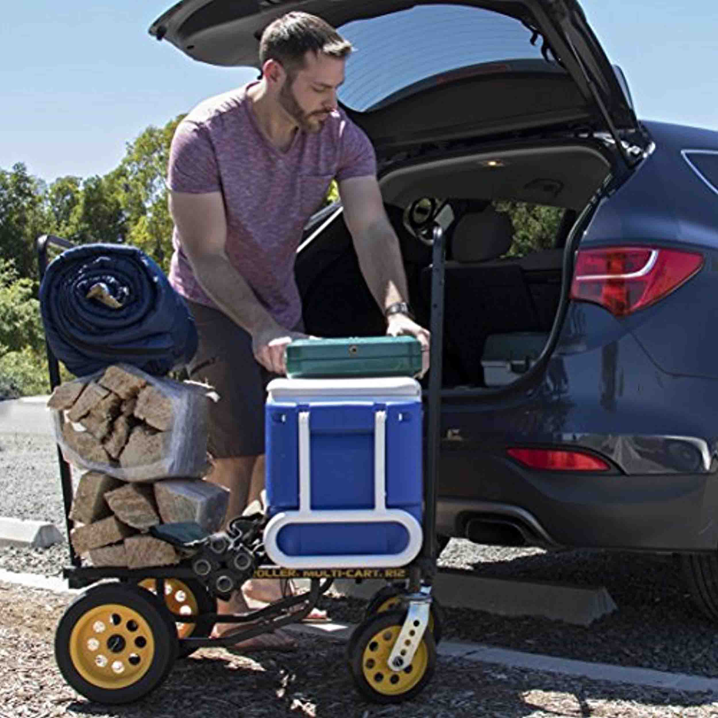 B-Stock Scratch & Dent: Rock N Roller R12RT All Terrain 8 in 1 Folding Multicart by Rock N Roller