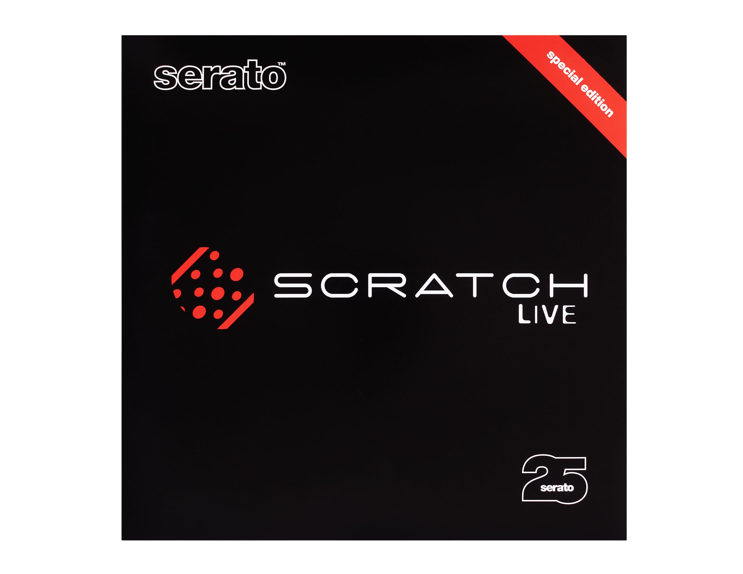 Serato SCV-SP-ANN-25, 25th Anniversary Scratch Live Control Vinyl - Blind Box Color Received Is Random by Serato