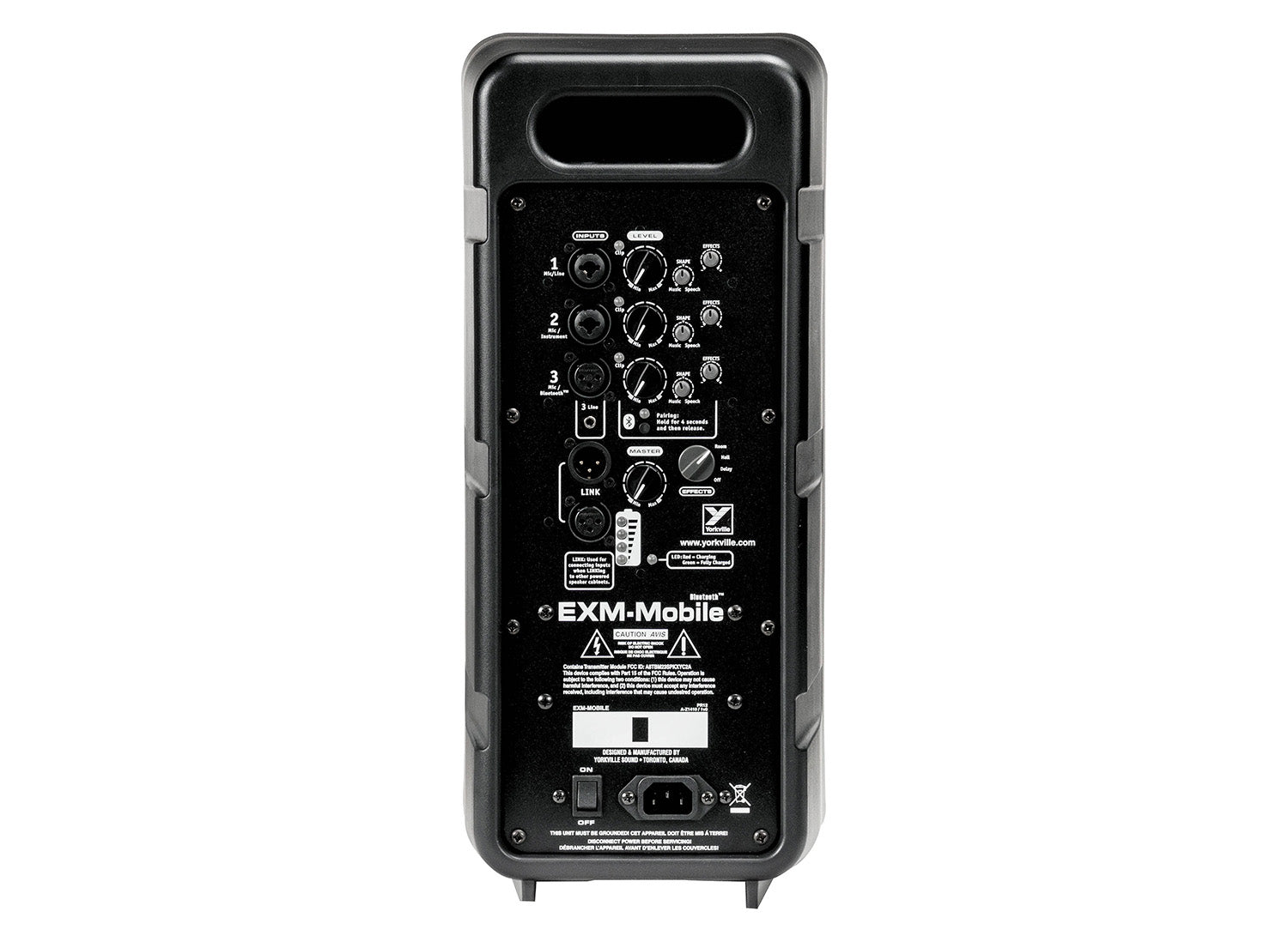 Yorkville EXMMOBILE Battery Powered Compact PA Speaker by Yorkville