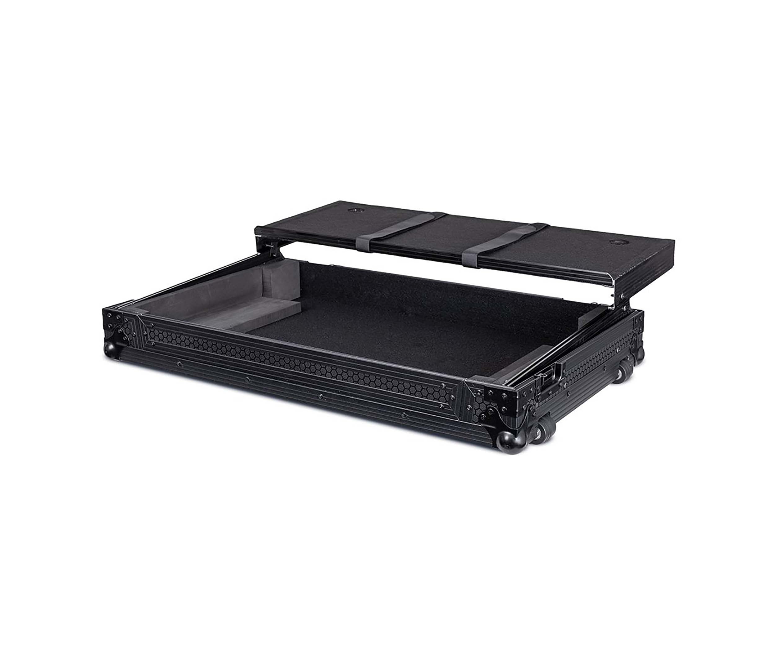 Headliner HL10021, Flight Case with Laptop Platform and Wheels for Pioneer DJ DDJ-REV7 - Pitch Black by Headliner