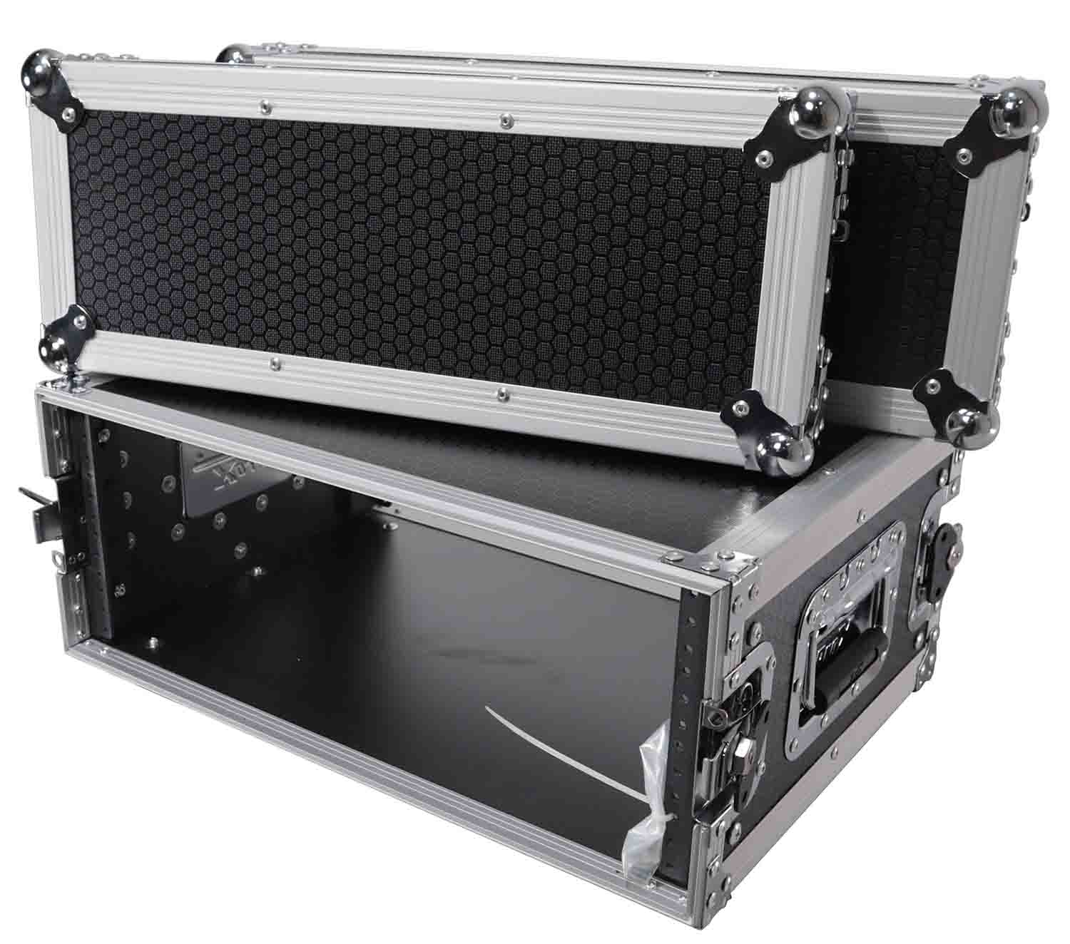 ProX X-4UE 4U Deluxe Effects Rack 14" Deep Rail to Rail with Handles by ProX Cases