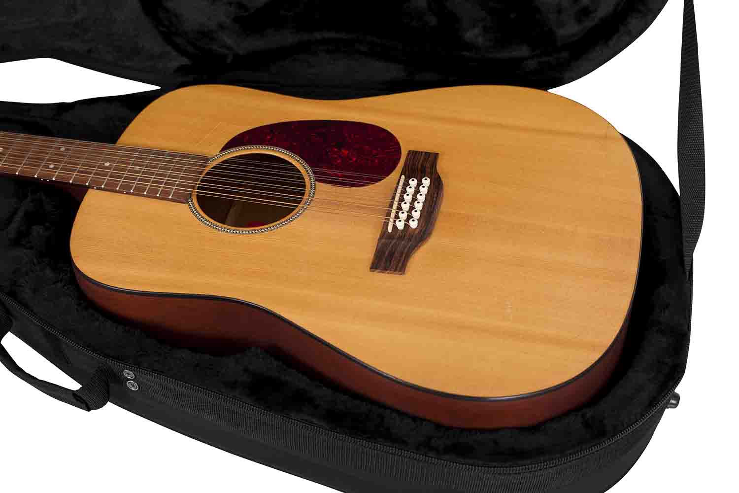 Gator Cases GL-DREAD-12 Rigid EPS Polyfoam Lightweight Guitar Case for 12-String Dreadnought Guitars by Gator Cases