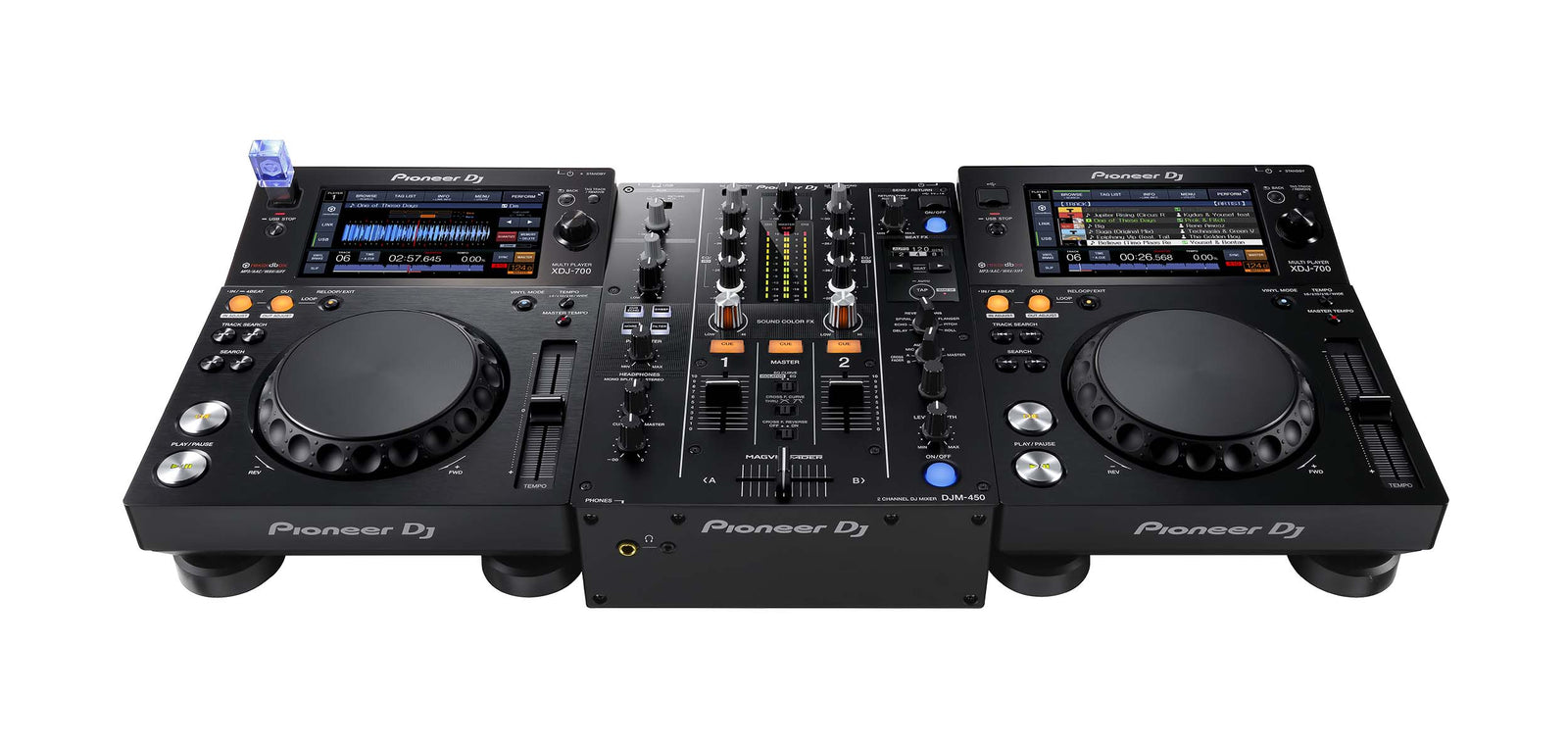 Pioneer DJ DJM-450 2-Channel DJ Mixer with Beat FX by Pioneer DJ