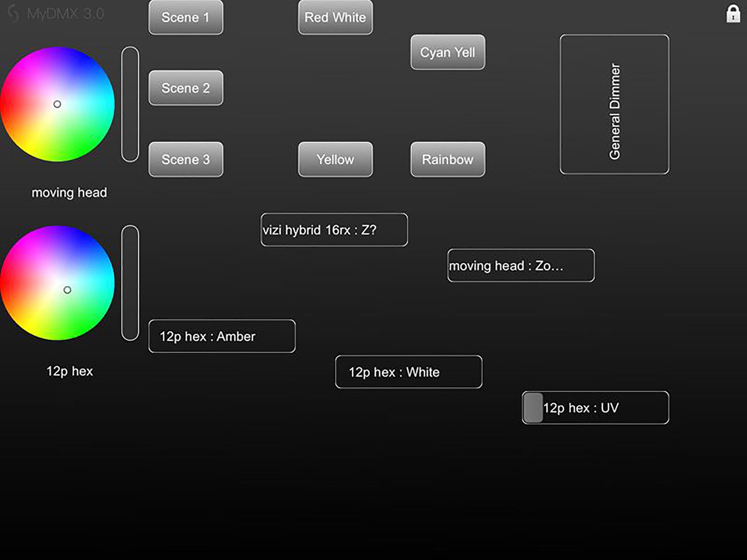 ADJ MYDMX RM, DMX Light Show Storage Device Used to Save Up To 16 Pre-Set Shows. by ADJ