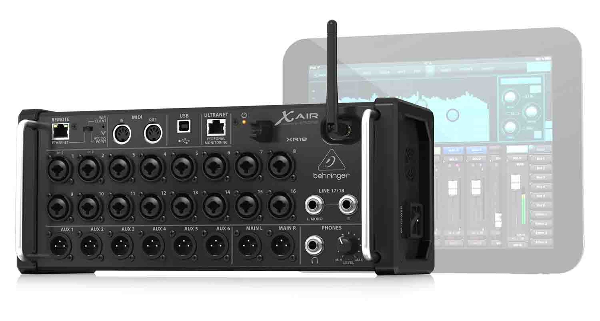 Behringer XR18 18 Channel 12 Bus Digital Mixer for iPad and Android Tablets by Behringer