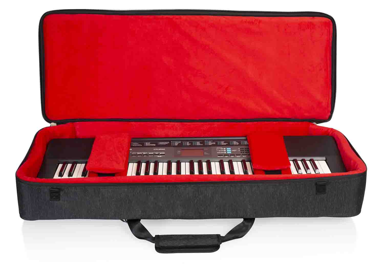 Gator Cases GTK61SL-BLK Transit Series Protective Gig Bag for 61-Note Slim Keyboards by Gator Cases